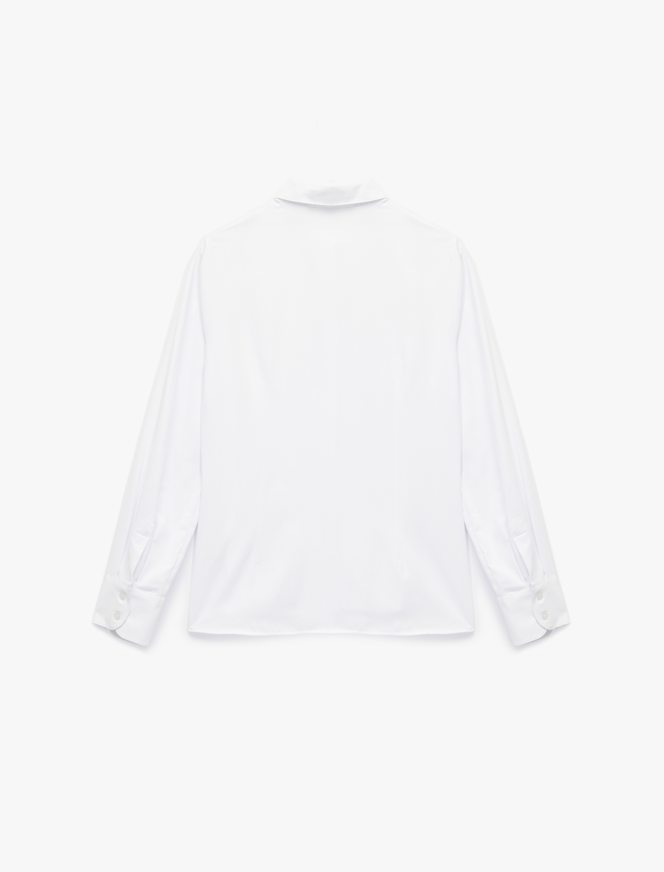   Düğmeli Uzun Kollu Regular Fit Poplin Gömlek