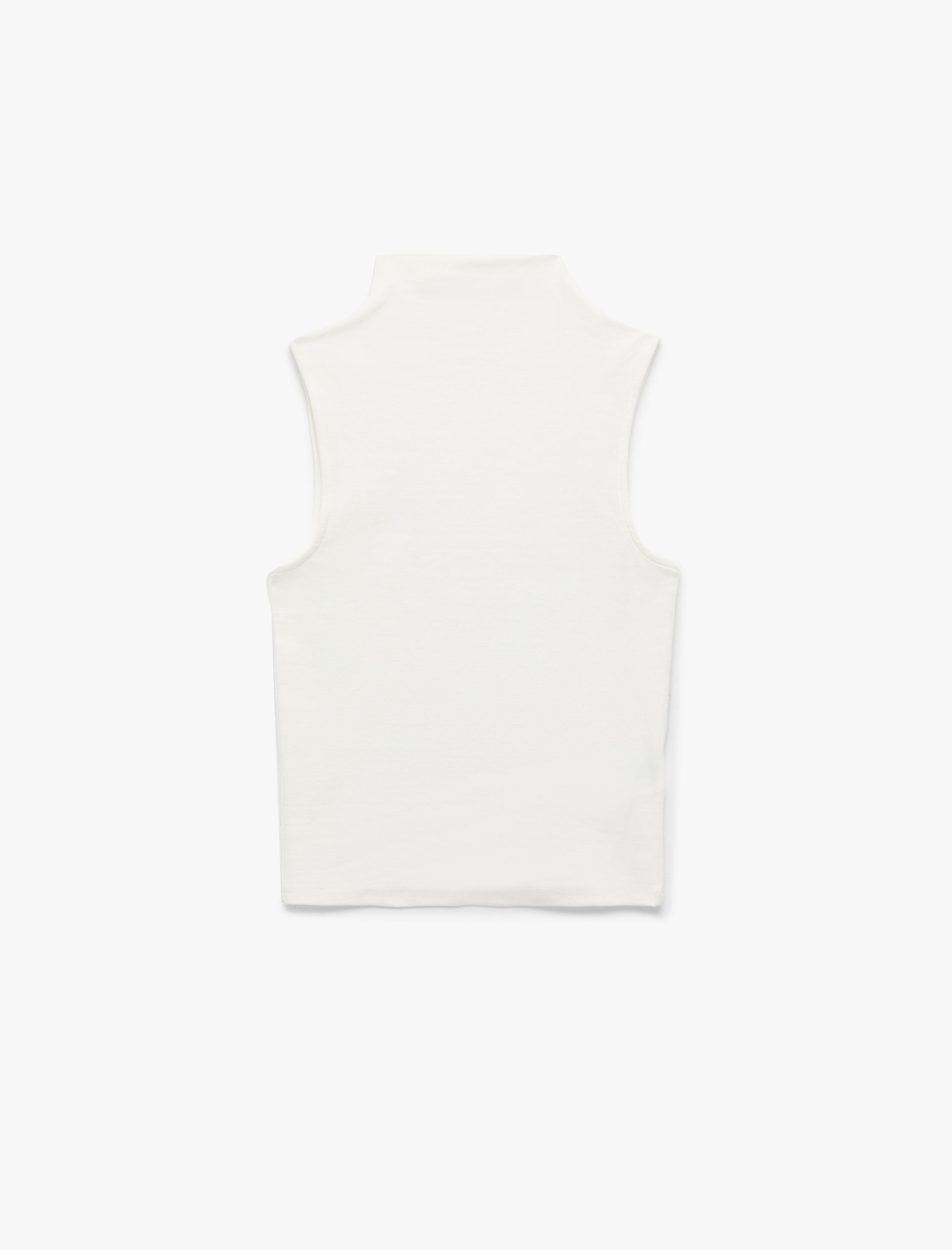   Pamuklu Slim Fit Kolsuz Dik Yaka Body