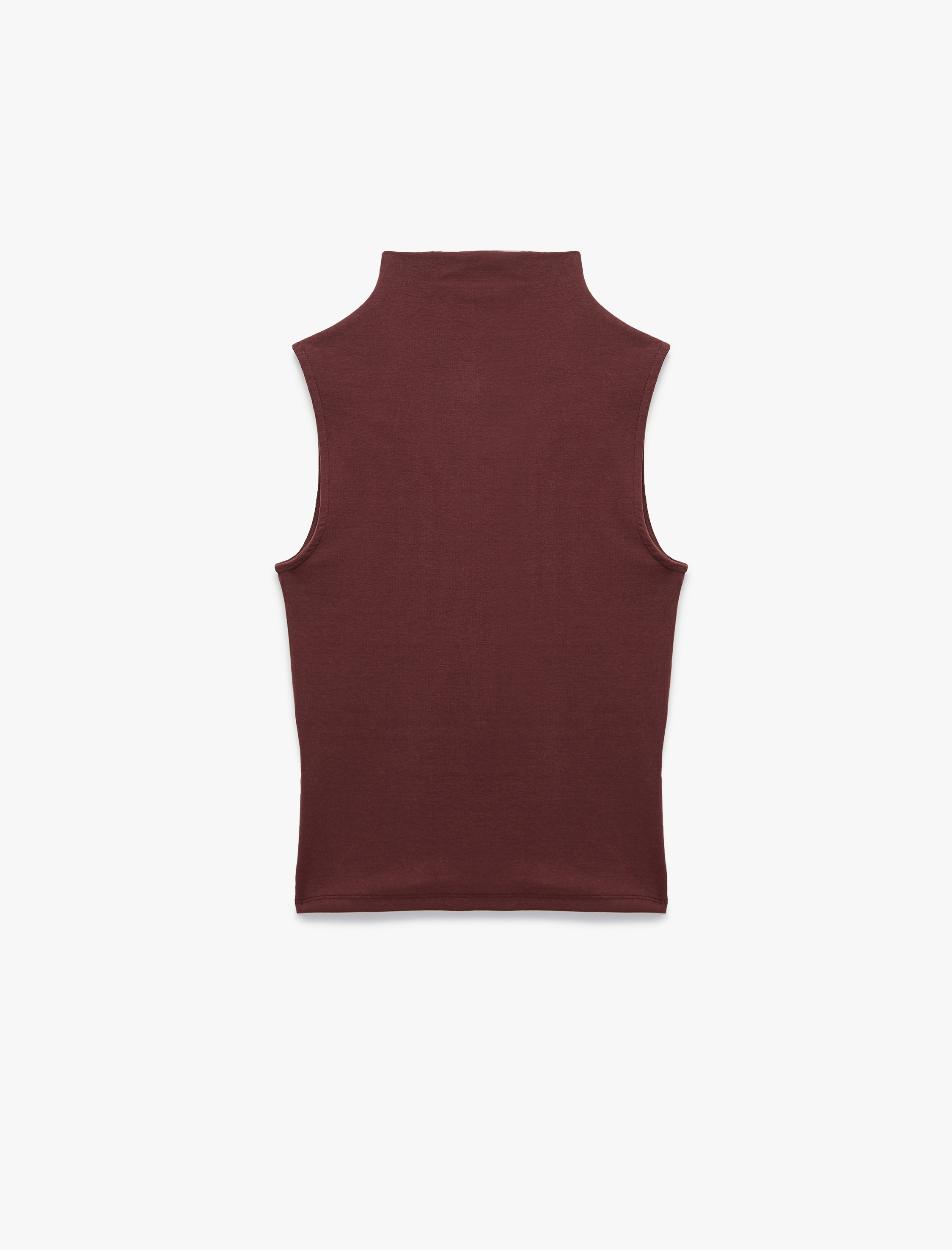   Pamuklu Slim Fit Kolsuz Dik Yaka Body