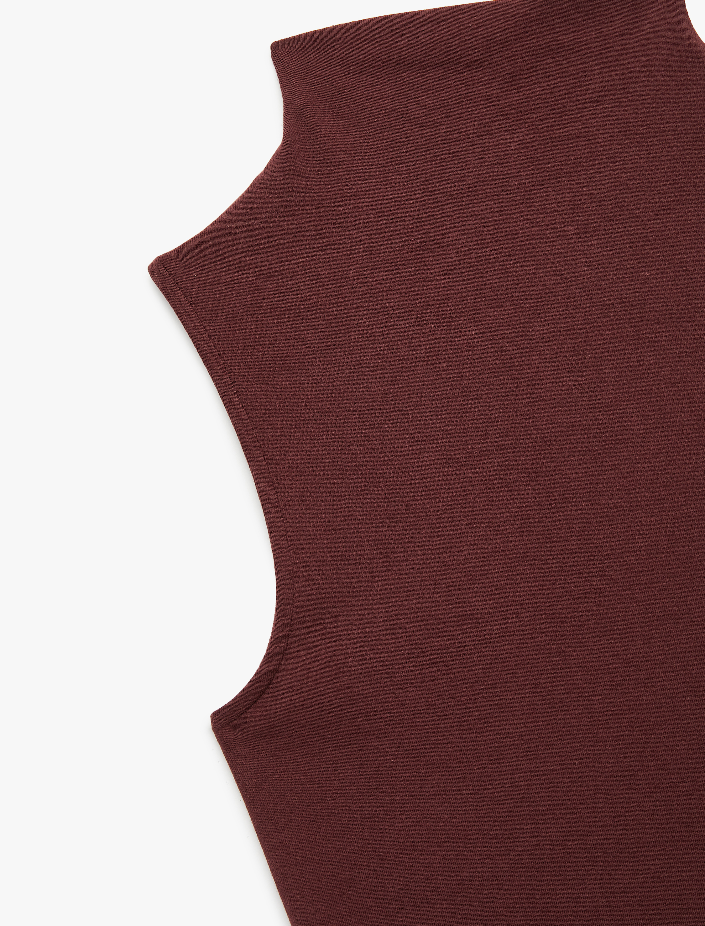   Pamuklu Slim Fit Kolsuz Dik Yaka Body