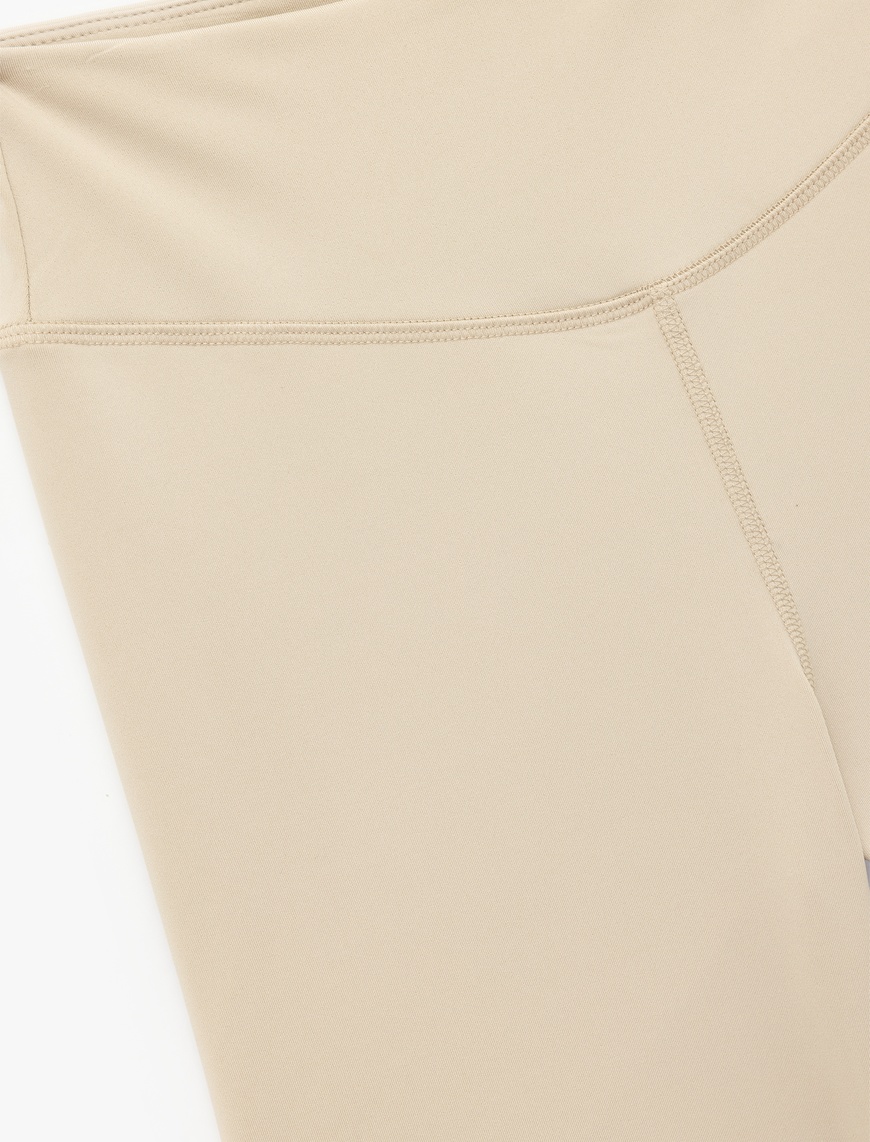   Yüksek Bel Slim Fit Spor Tayt
