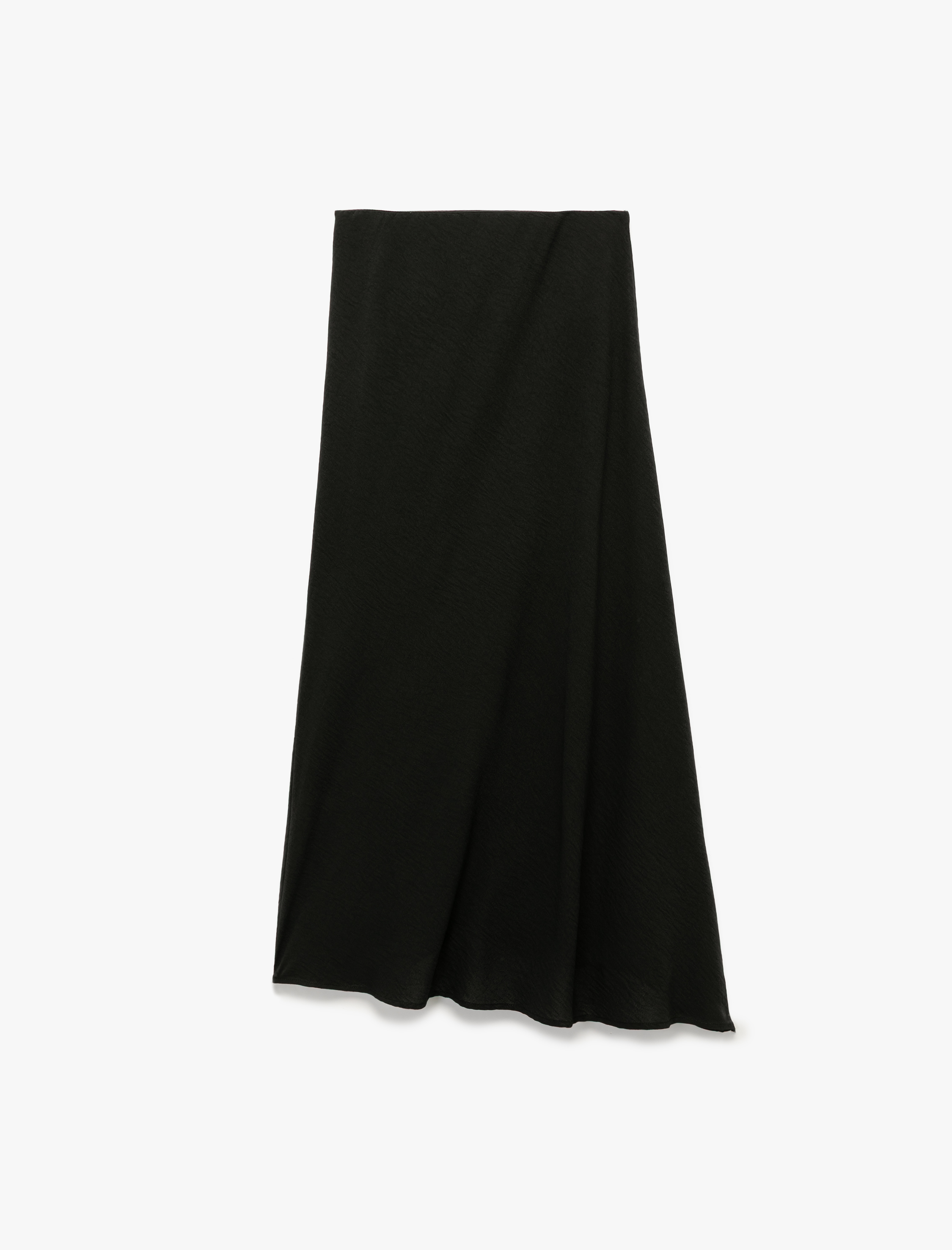   Aerobin Kumaş Standart Bel Midi Kloş Etek