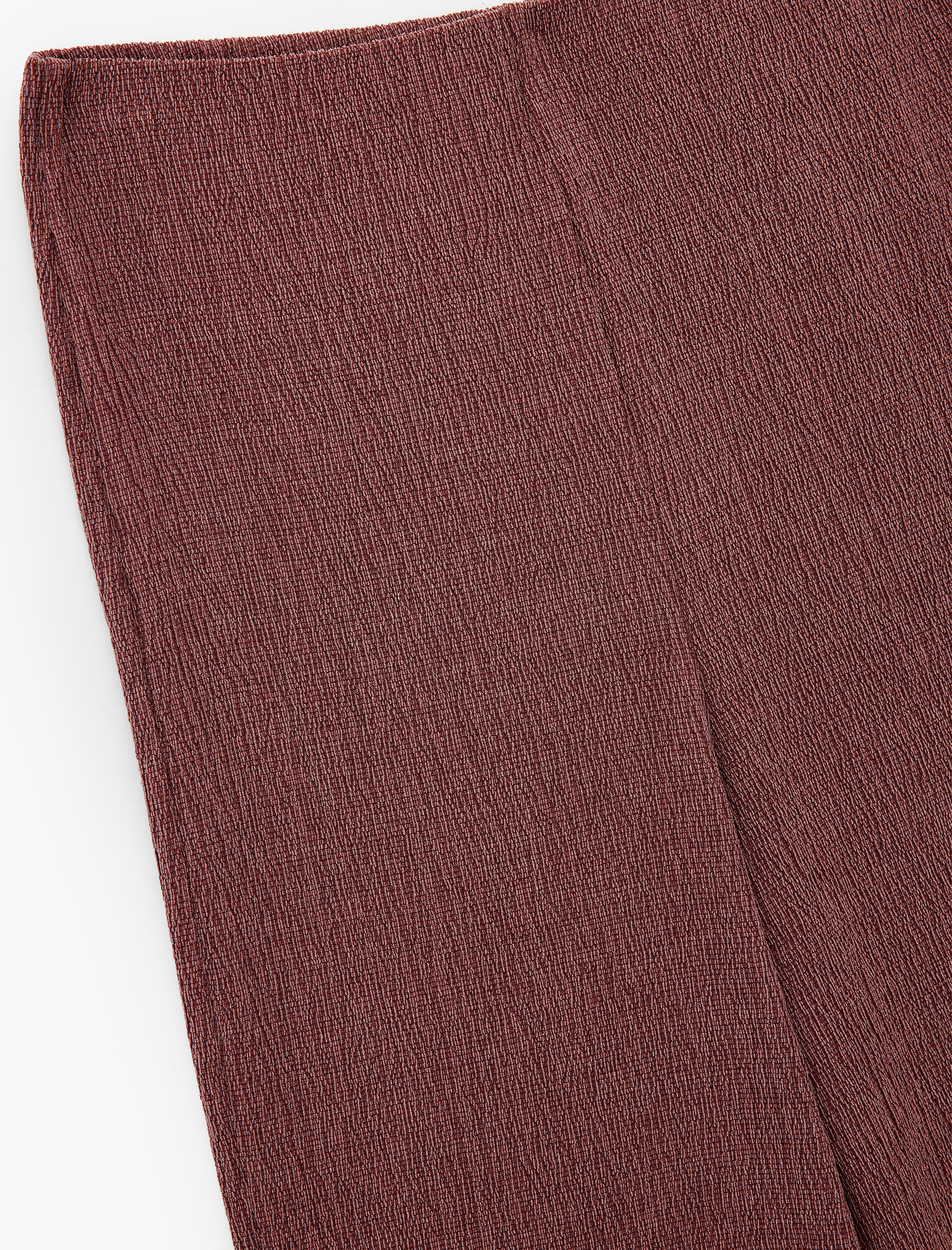   Bürümcük Kumaş Slim Fit Uzun Düz Paça Pantolon