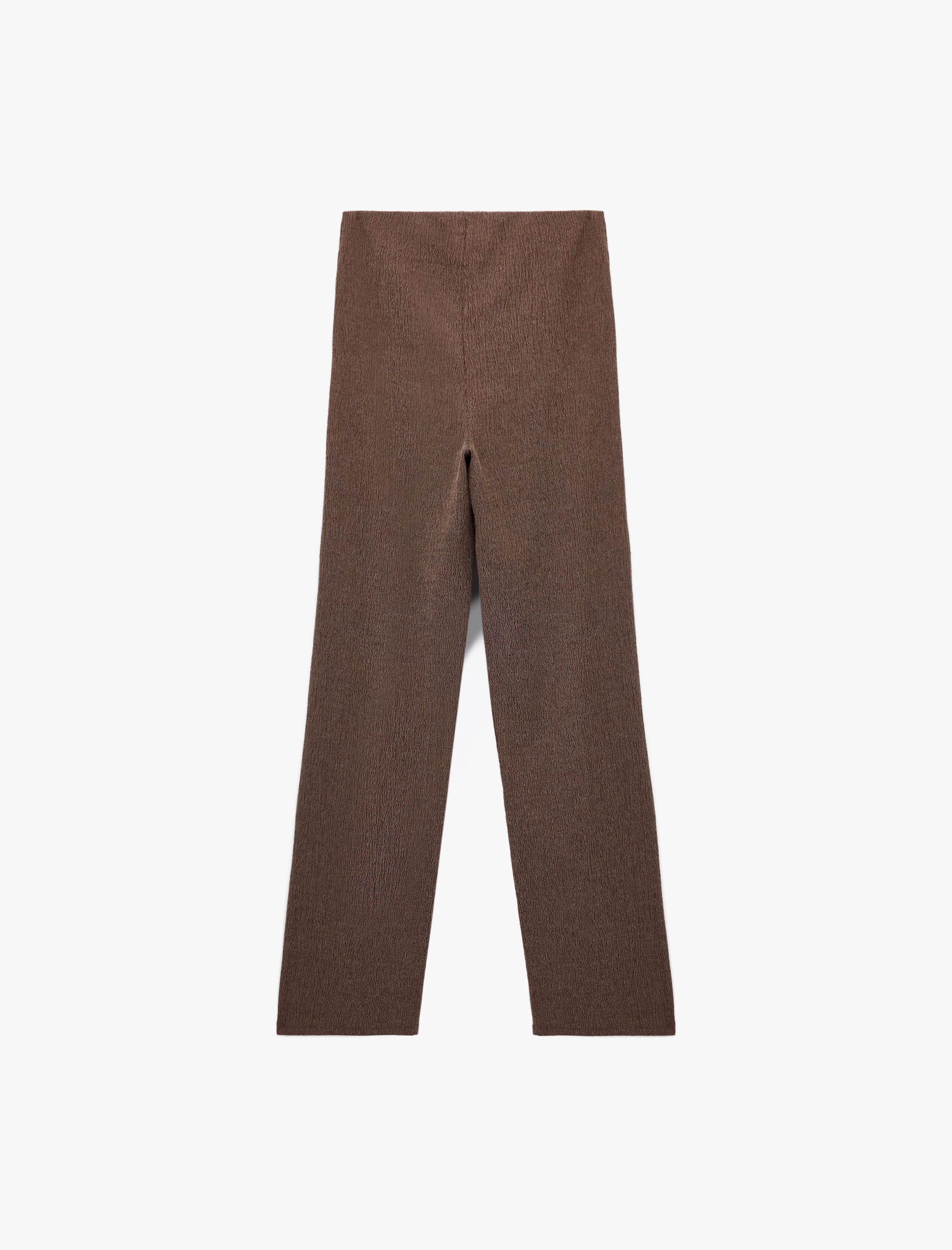   Bürümcük Kumaş Slim Fit Uzun Düz Paça Pantolon