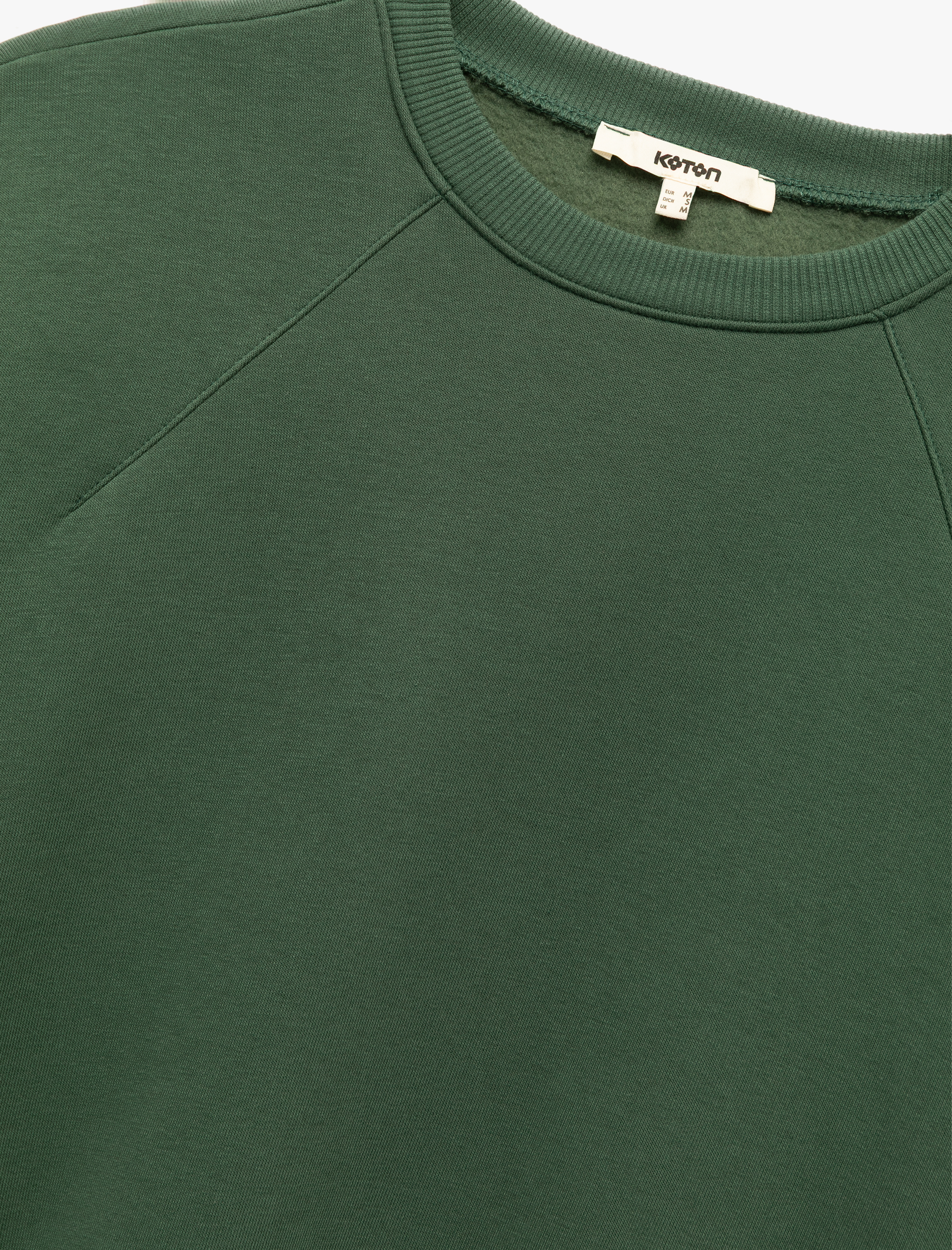   Regular Fit Üç İplik Uzun Kollu Bisiklet Yaka Basic Sweatshirt