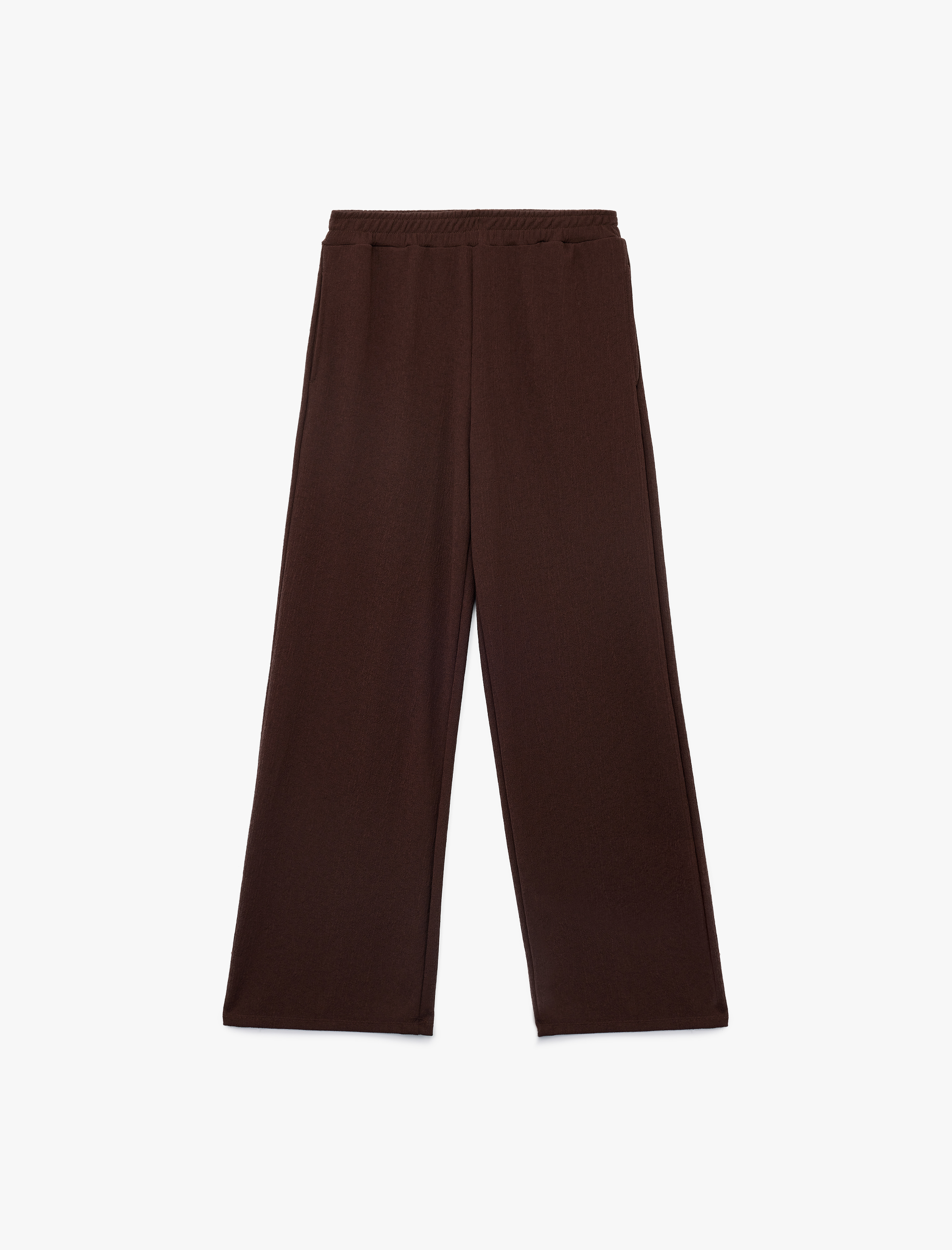 Beli Lastikli Regular Fit Cepli Eşofman Pantolon