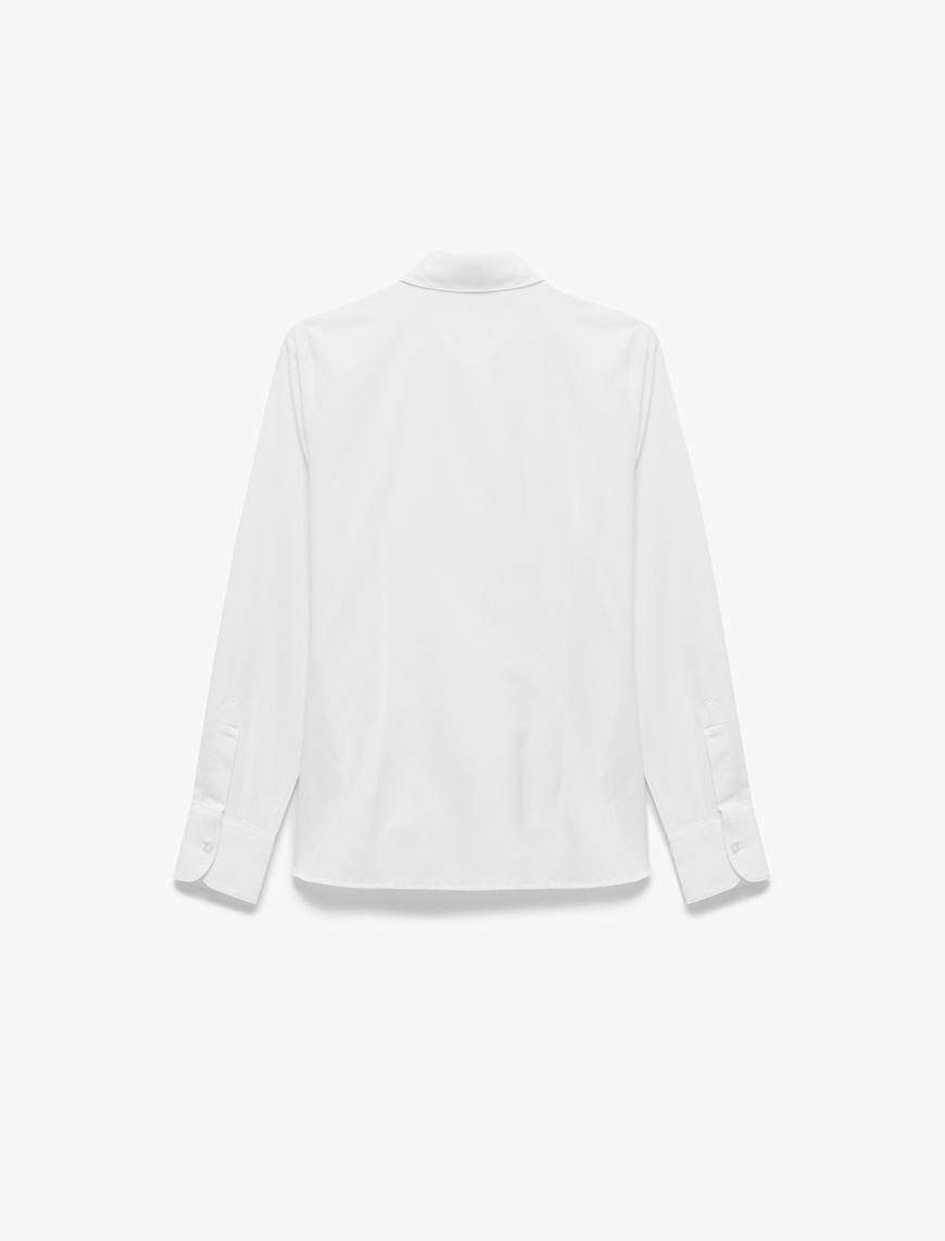   Regular Fit Klasik Yaka Uzun Kollu Poplin Gömlek