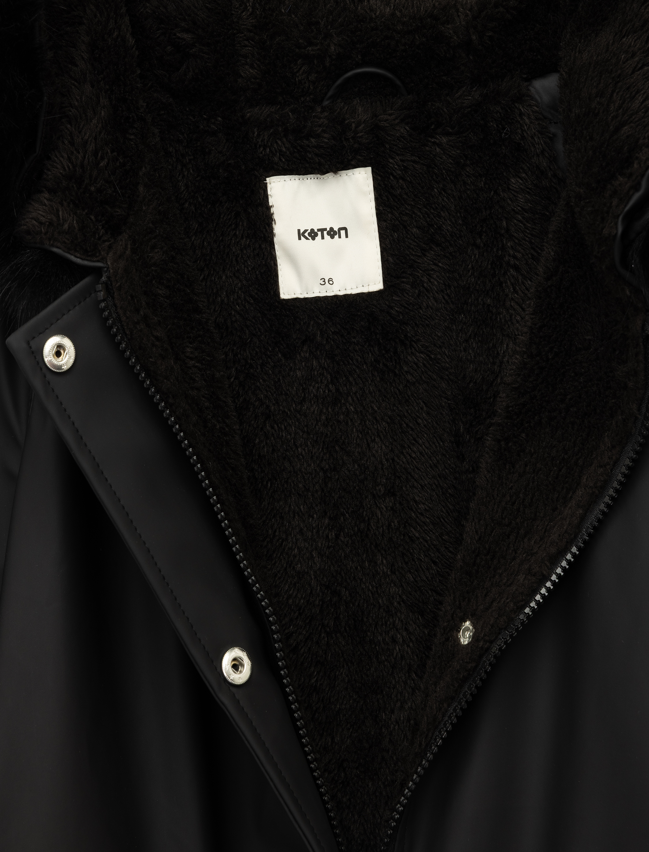   Polar Astarlı Cepli Çıkarılabilir Suni Kürk Aksesuar Detaylı Kapüşonlu Anorak Mont