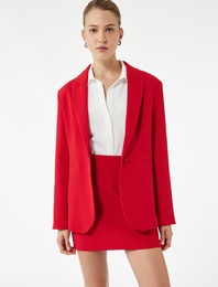 Yüksek Bel A Kesim Mini Etek