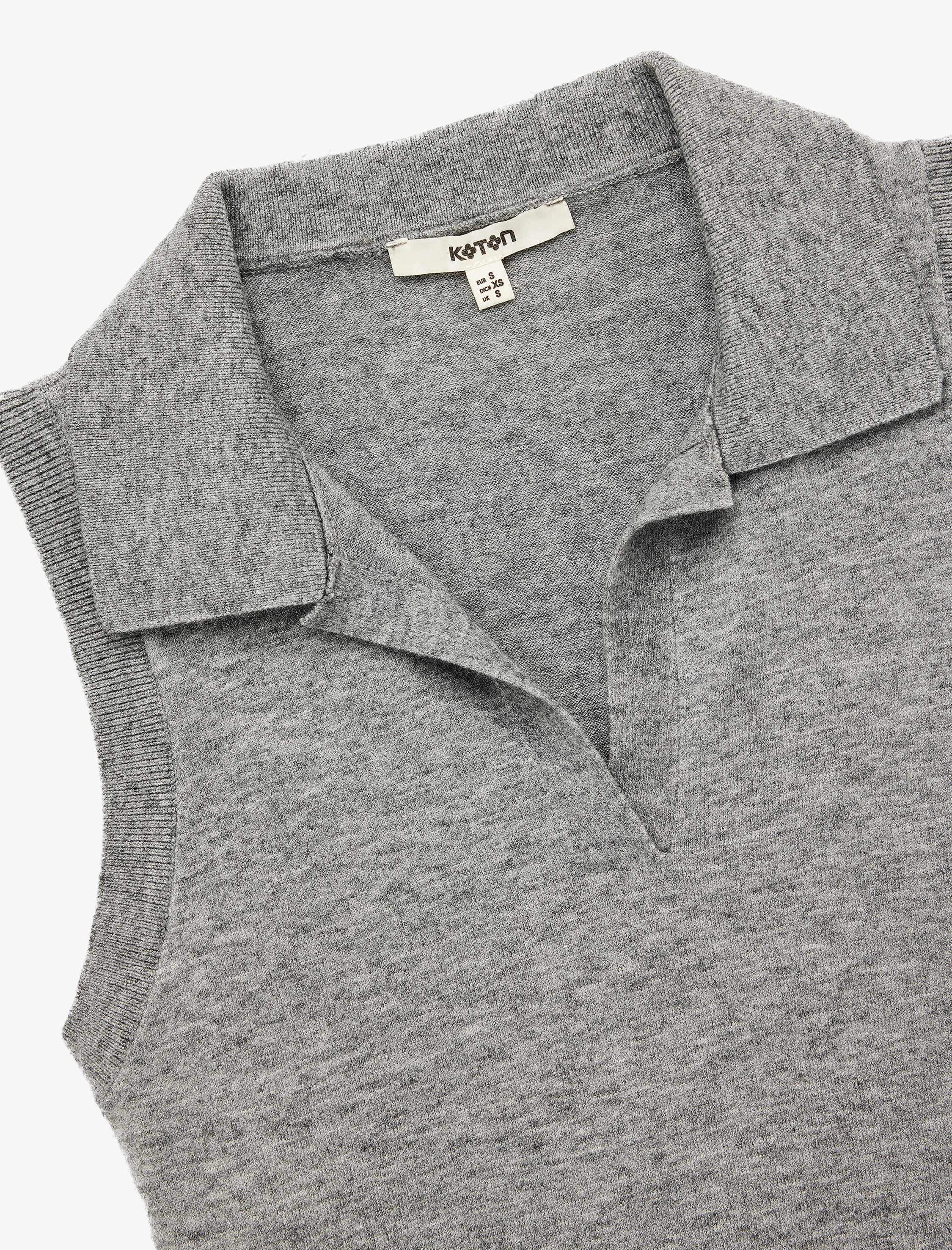   Kolsuz Polo Yaka Triko Süveter