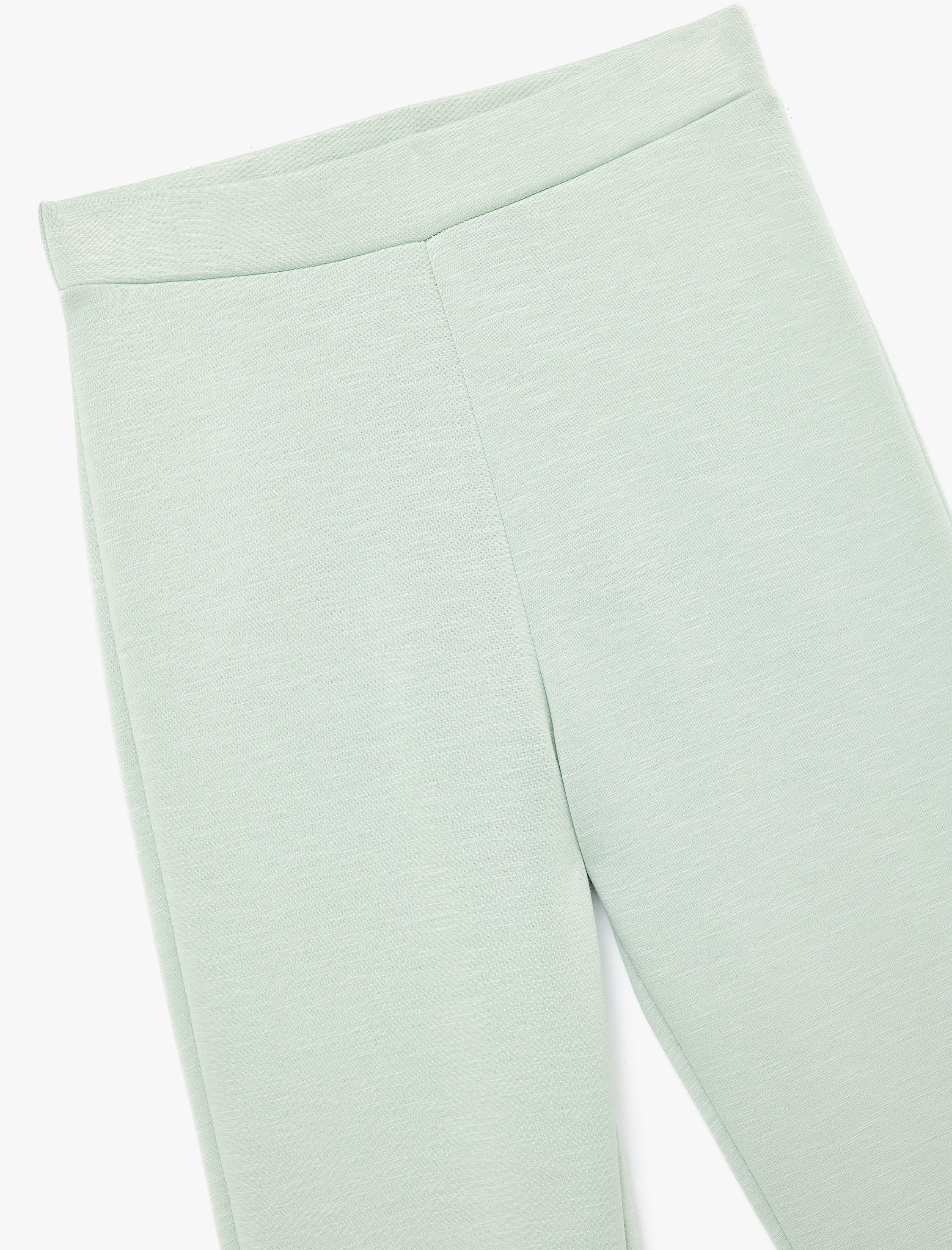   Scuba Kumaş Slim Fit İspanyol Paça Pantolon