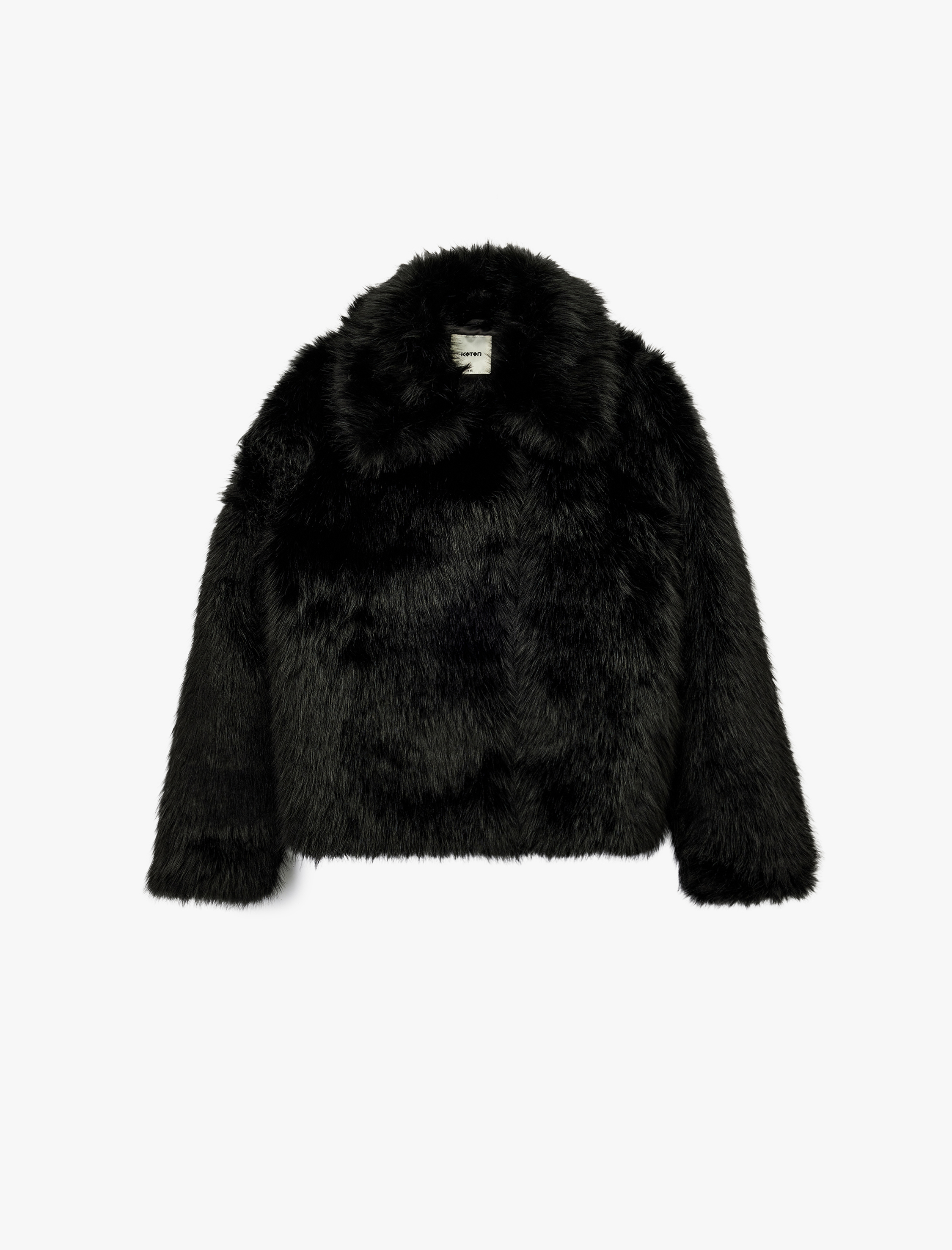   Suni Kürk Mont Uzun Kollu Crop