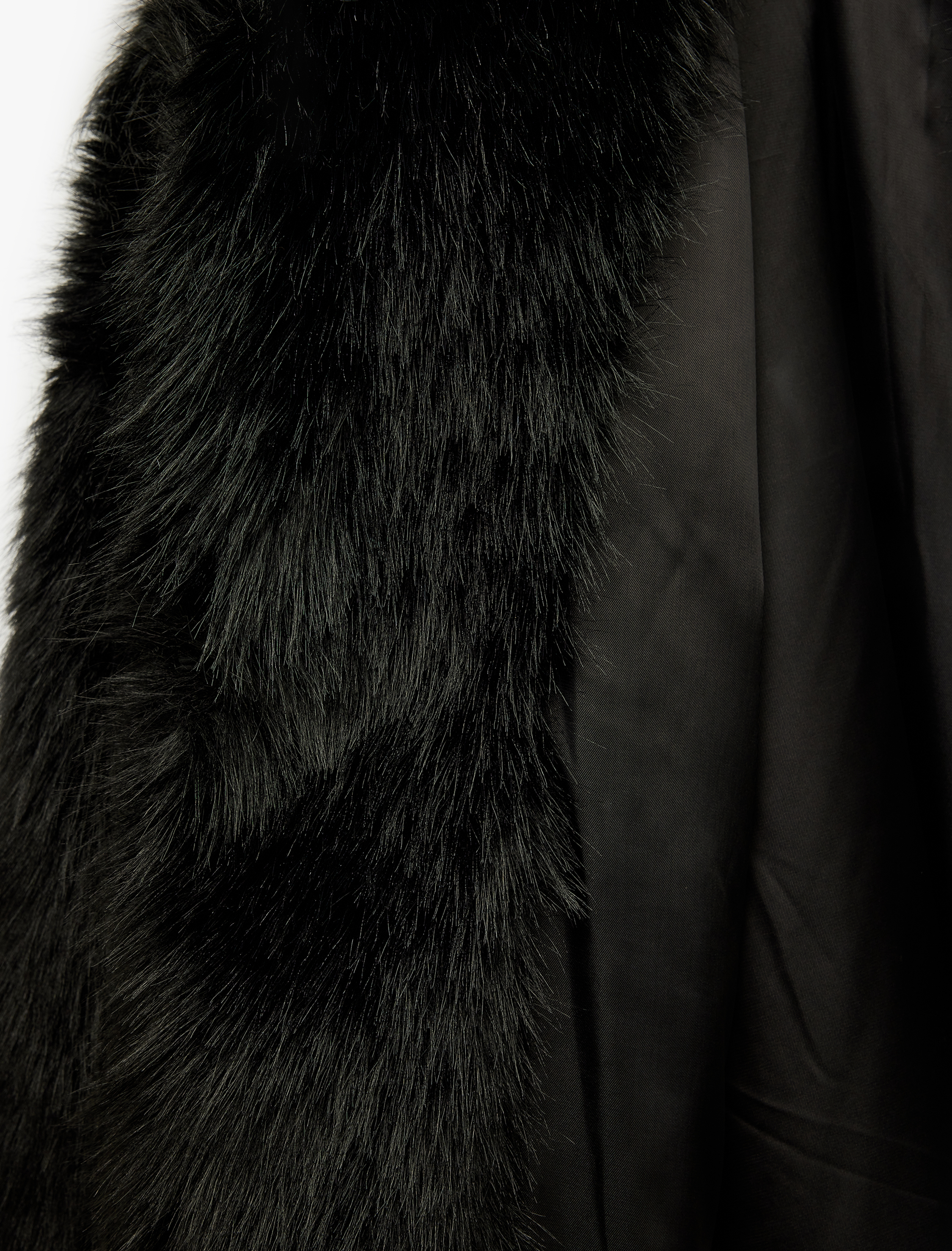   Suni Kürk Mont Uzun Kollu Crop