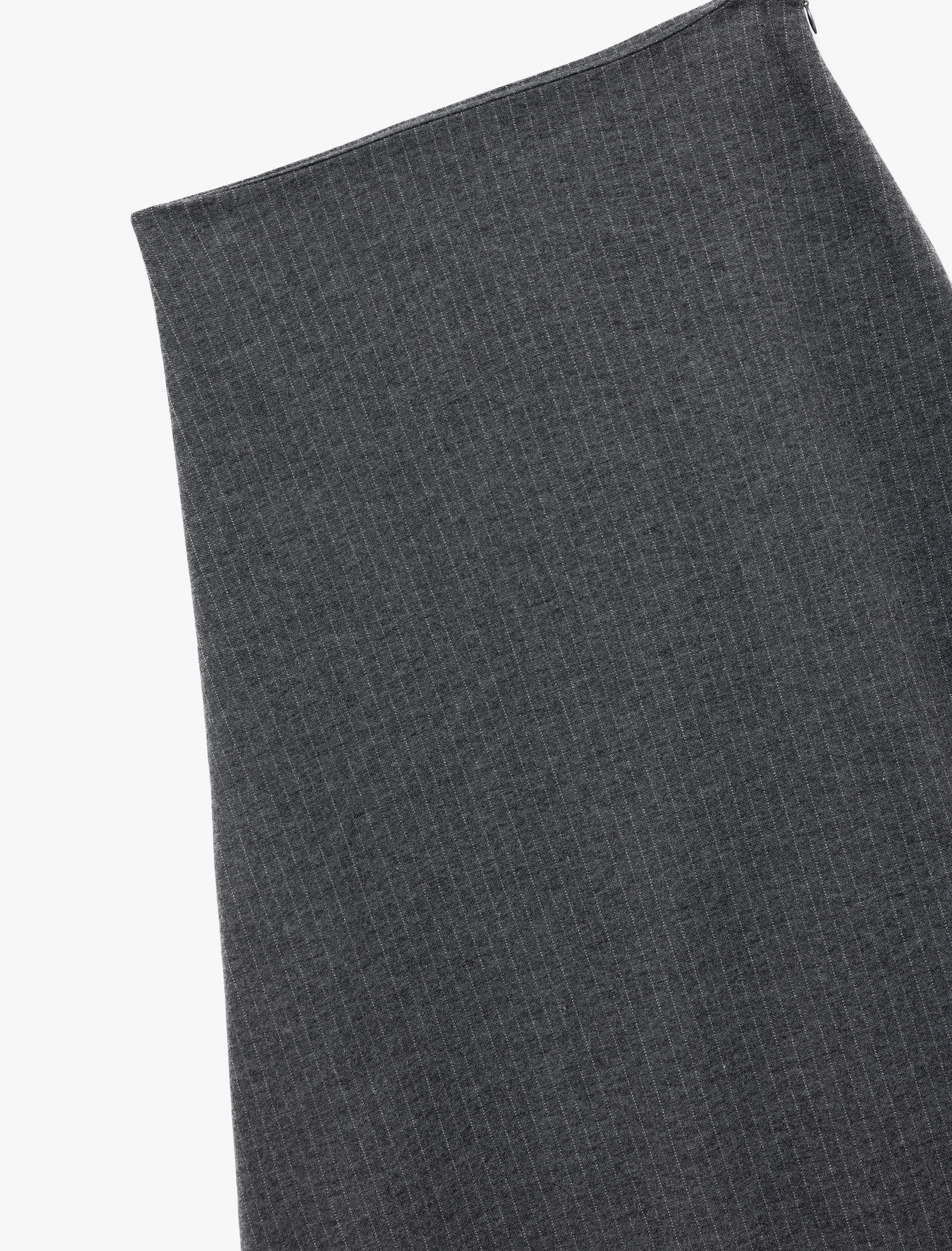   Metalik İplik Detaylı Midi Kloş Etek