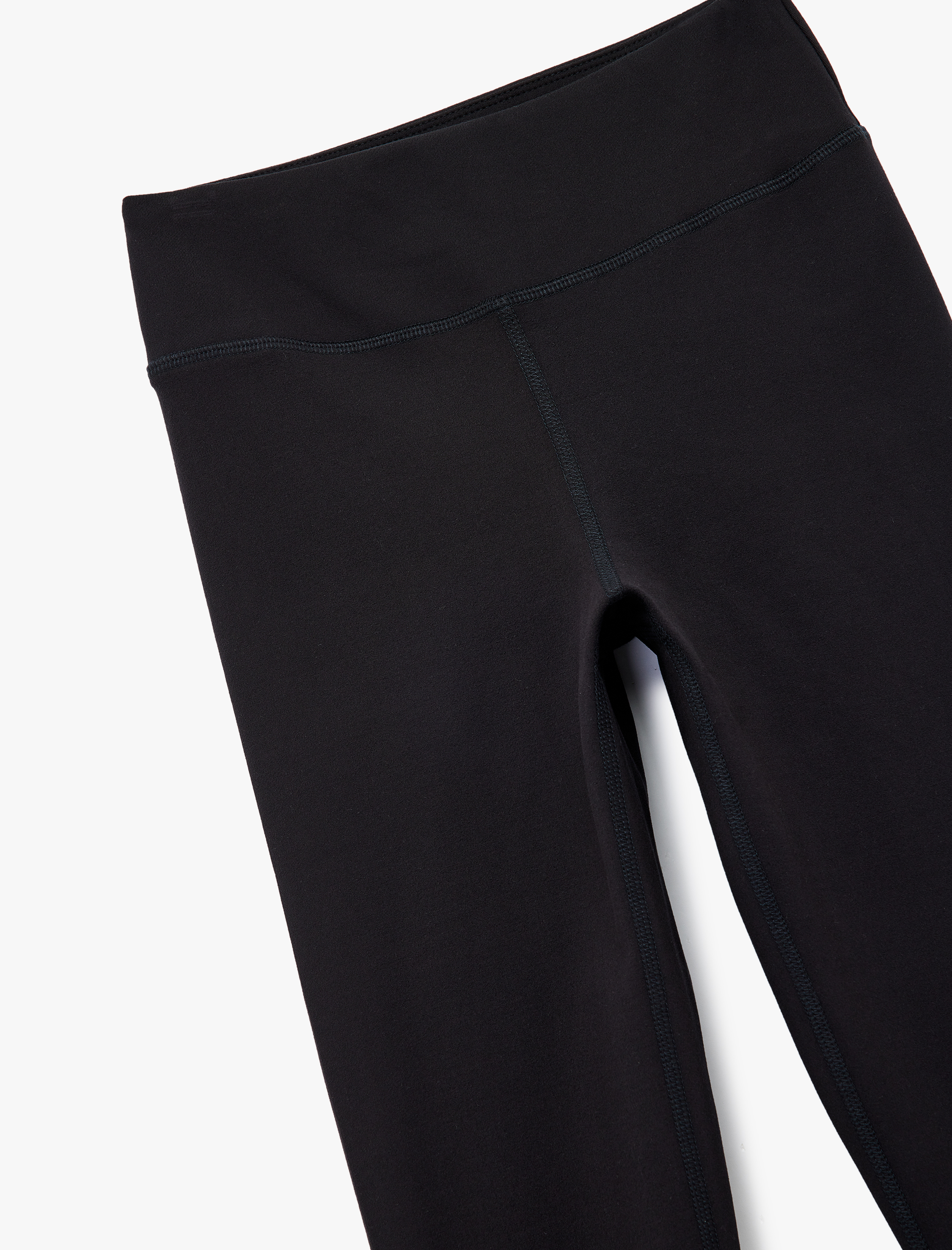   Dikiş Detaylı Yüksek Bel Spor Tayt