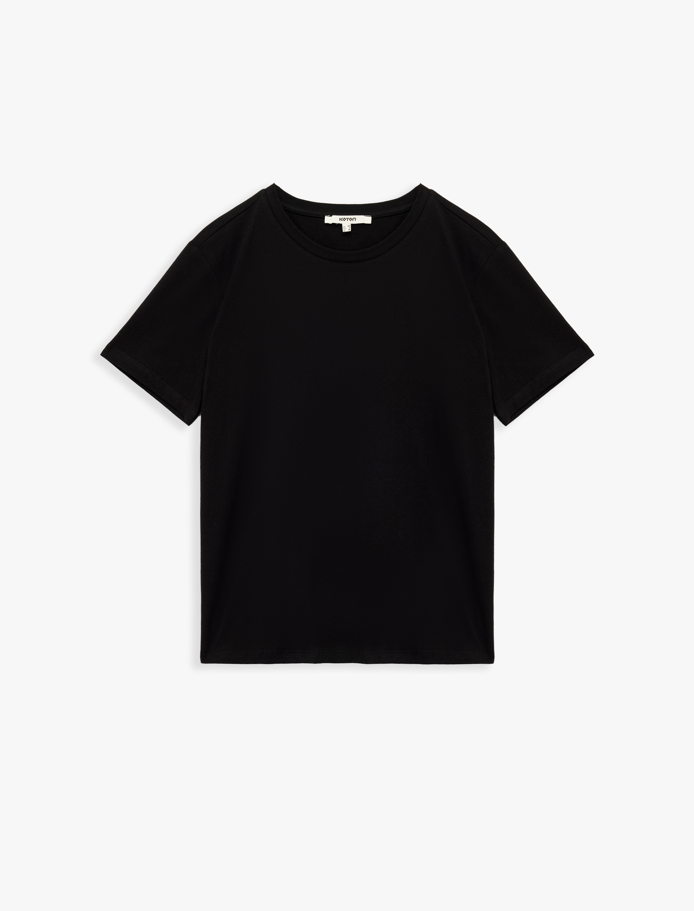   3'lü Pamuklu Kısa Kollu Bisiklet Yaka Tişört Seti