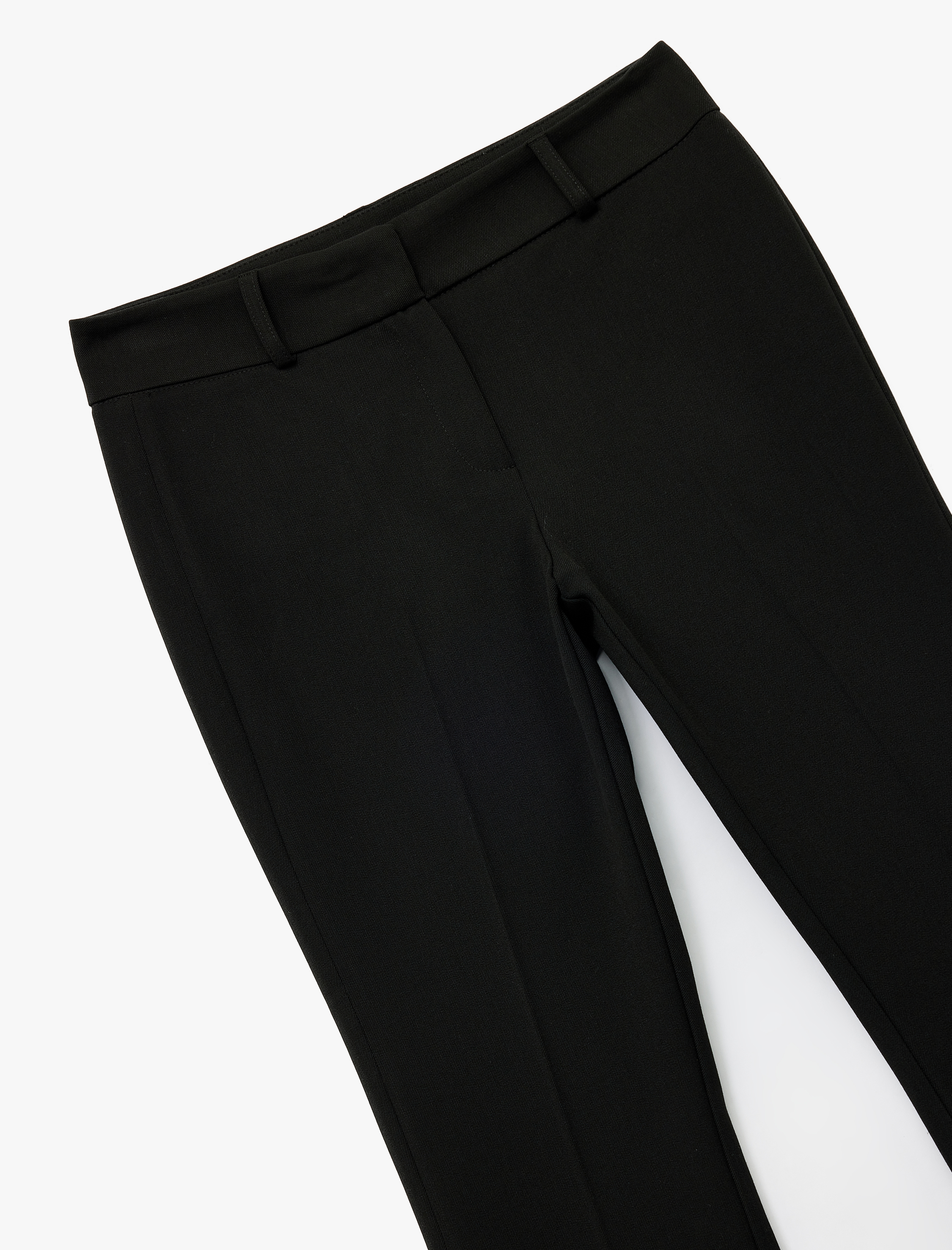   Slim Fit İspanyol Paça Kumaş Pantolon