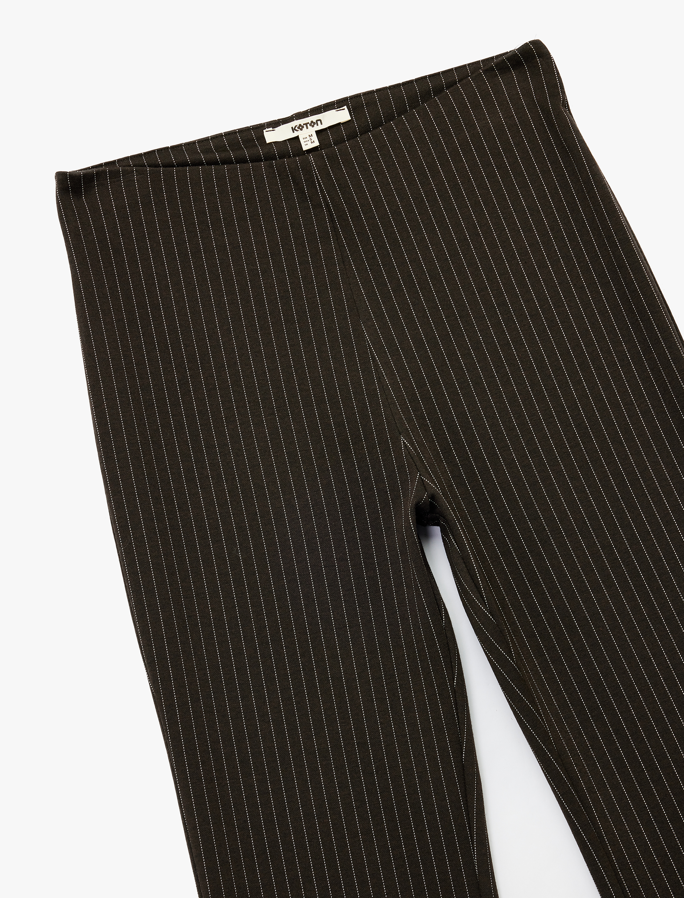   Parıltılı İspanyol Paça Kumaş Pantolon