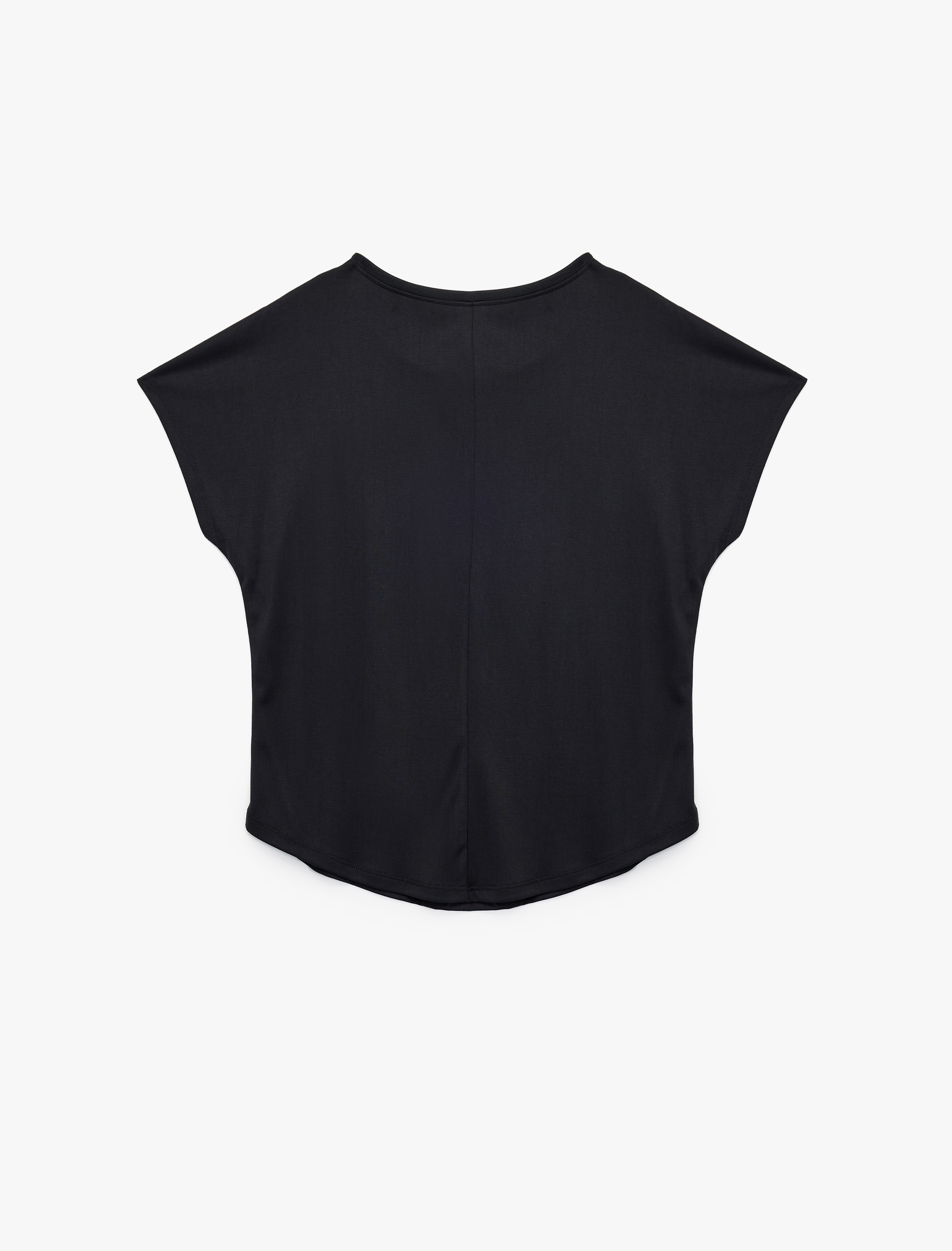   Rahat Kalıp Kısa Kollu Bisiklet Yaka Modal Baskılı Spor Tişört