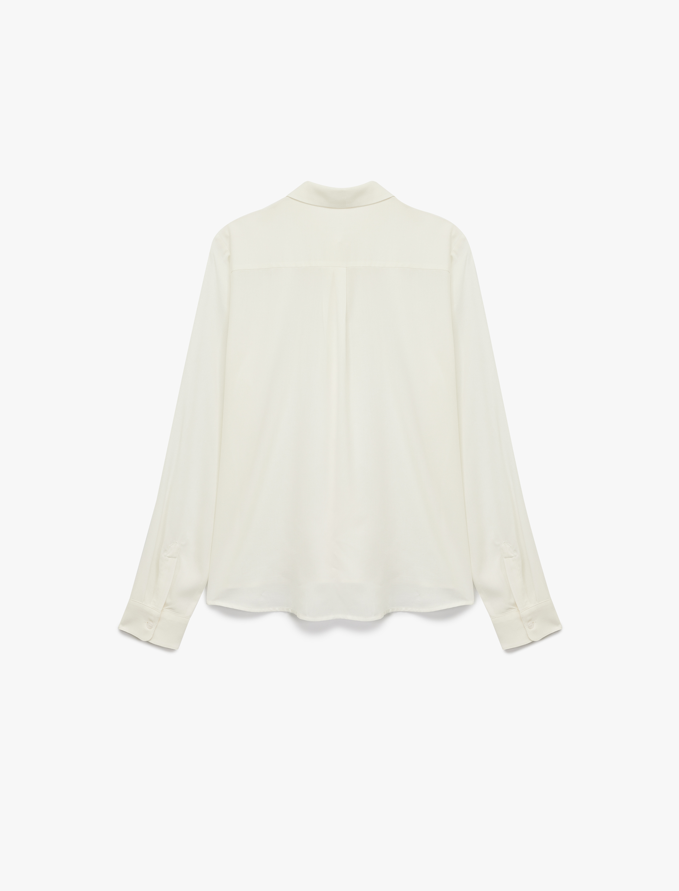   Regular Fit Uzun Kollu Klasik Yaka Viskon Gömlek