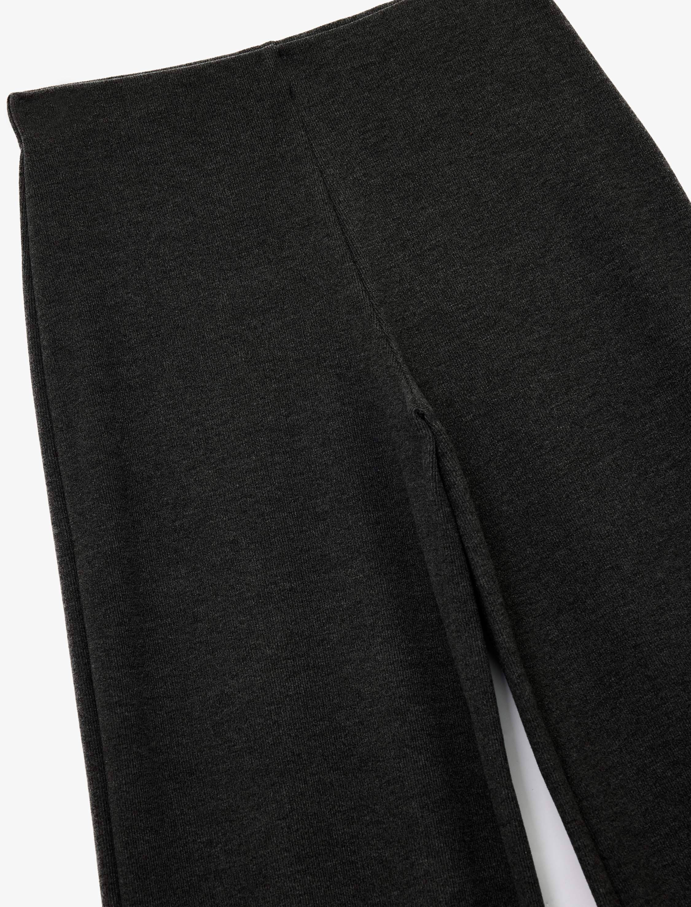   Modal Kumaş Düz Geniş Paça Kumaş Pantolon