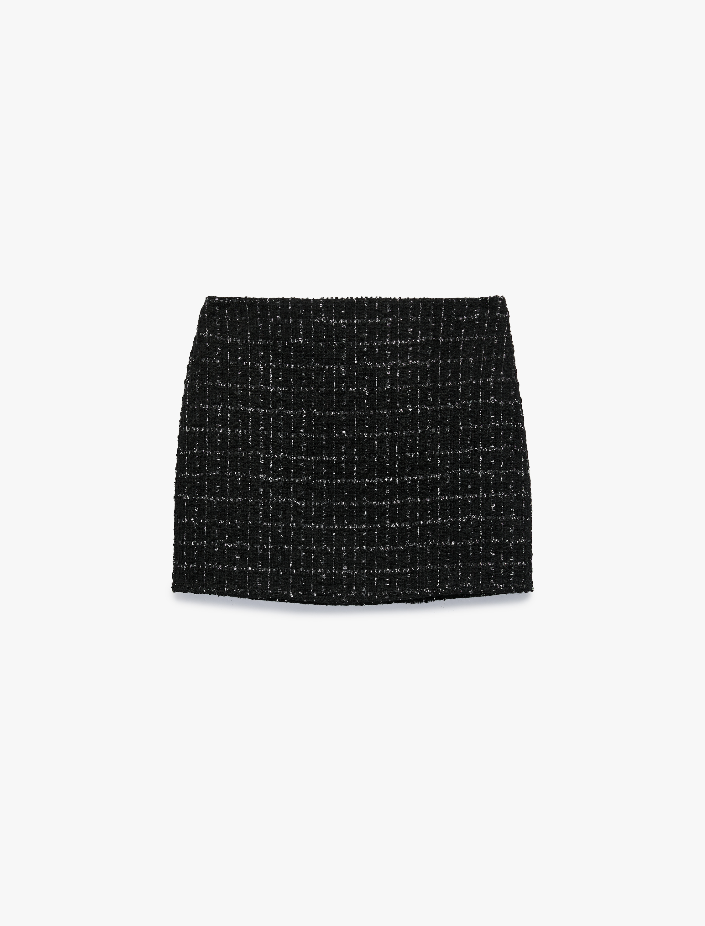   Parıltılı A Kesim Mini Tüvit Etek