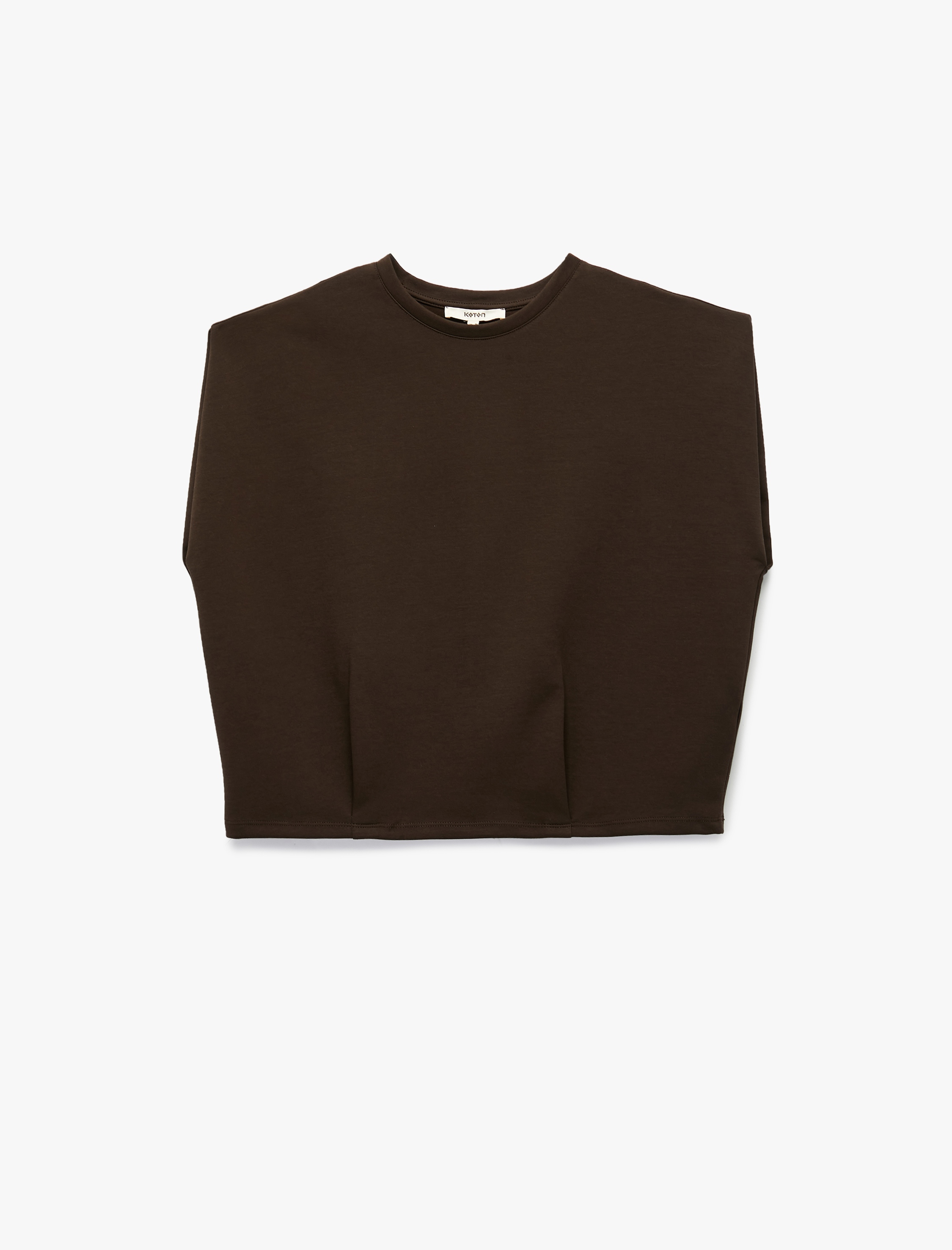   Regular Fit Bisiklet Yaka Kolsuz Kazak