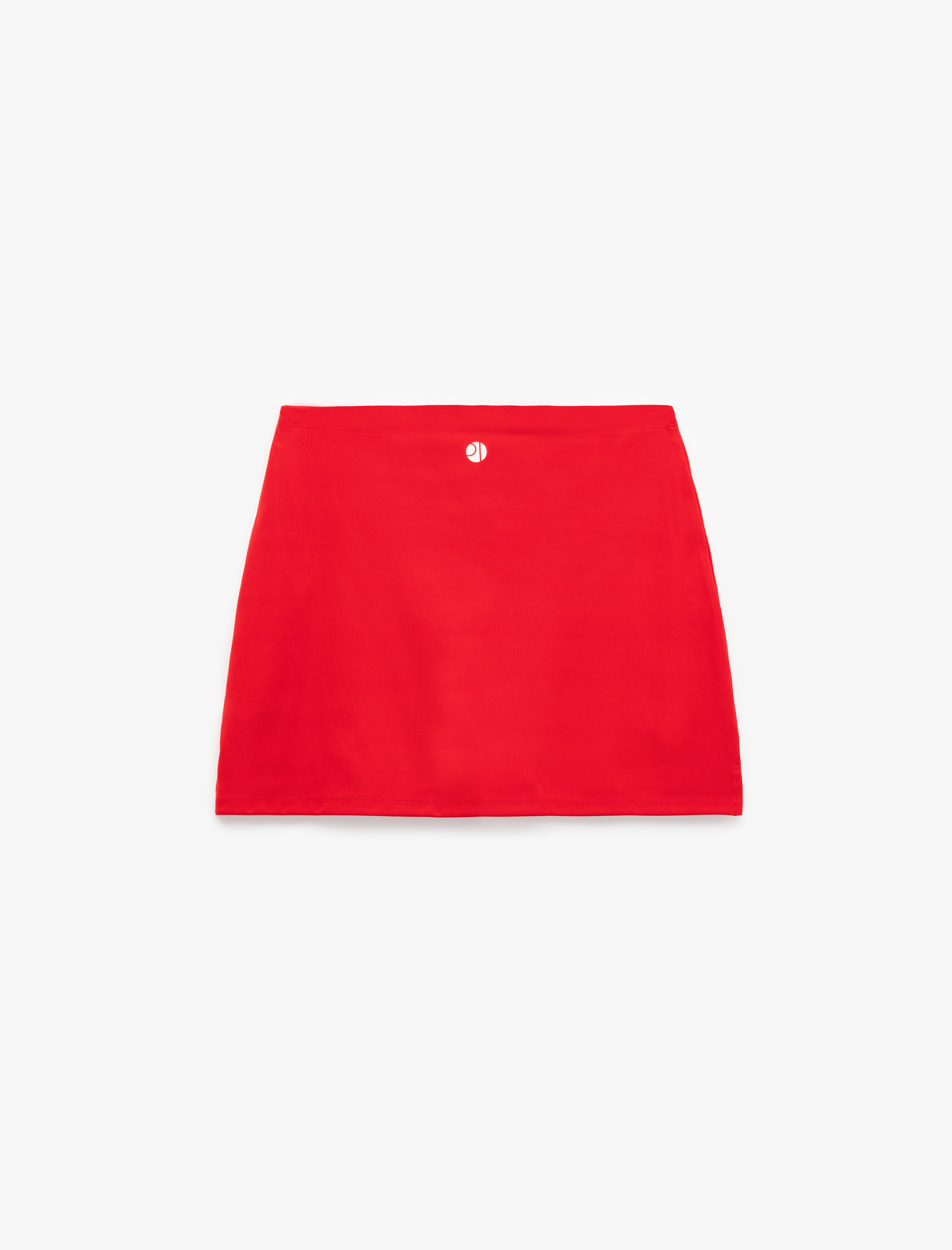   Yüksek Bel İnterlok Slim Fit Mini Spor Şort Etek