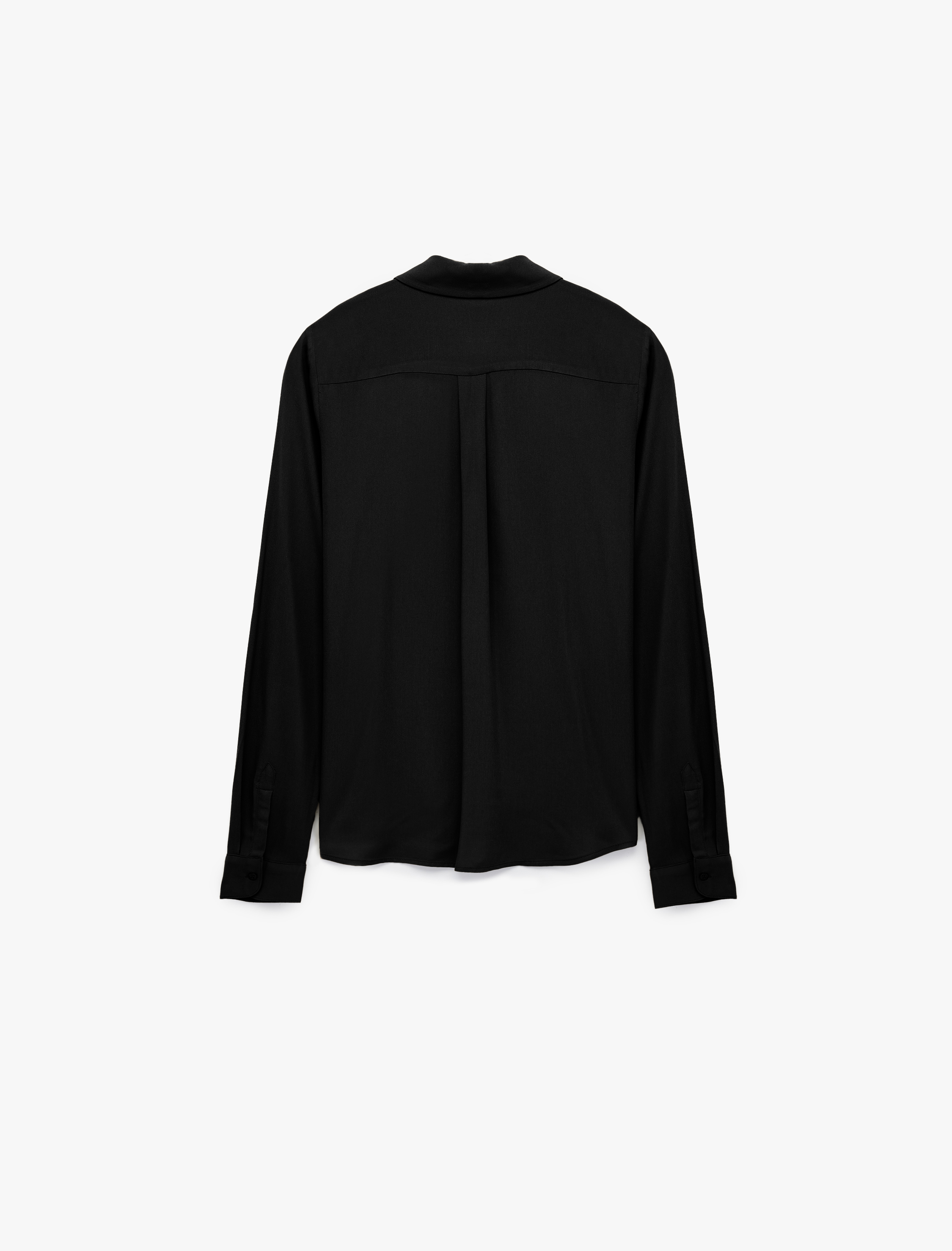   Regular Fit Uzun Kollu Klasik Yaka Viskon Gömlek