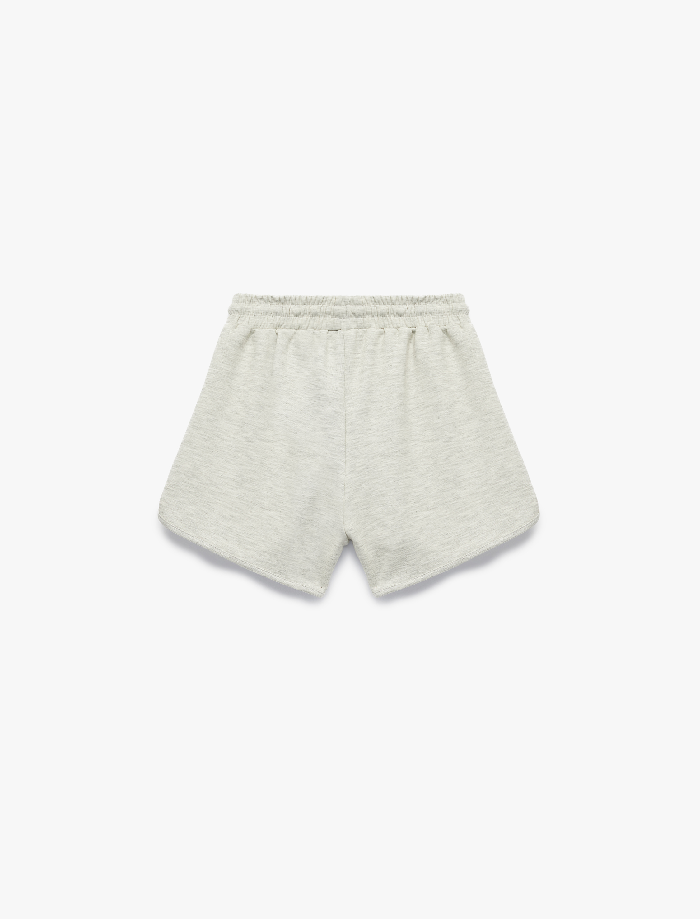   Viskon Karışımlı Rahat Kalıp Yüksek Bel Bağcıklı Baskılı Mini Spor Şort