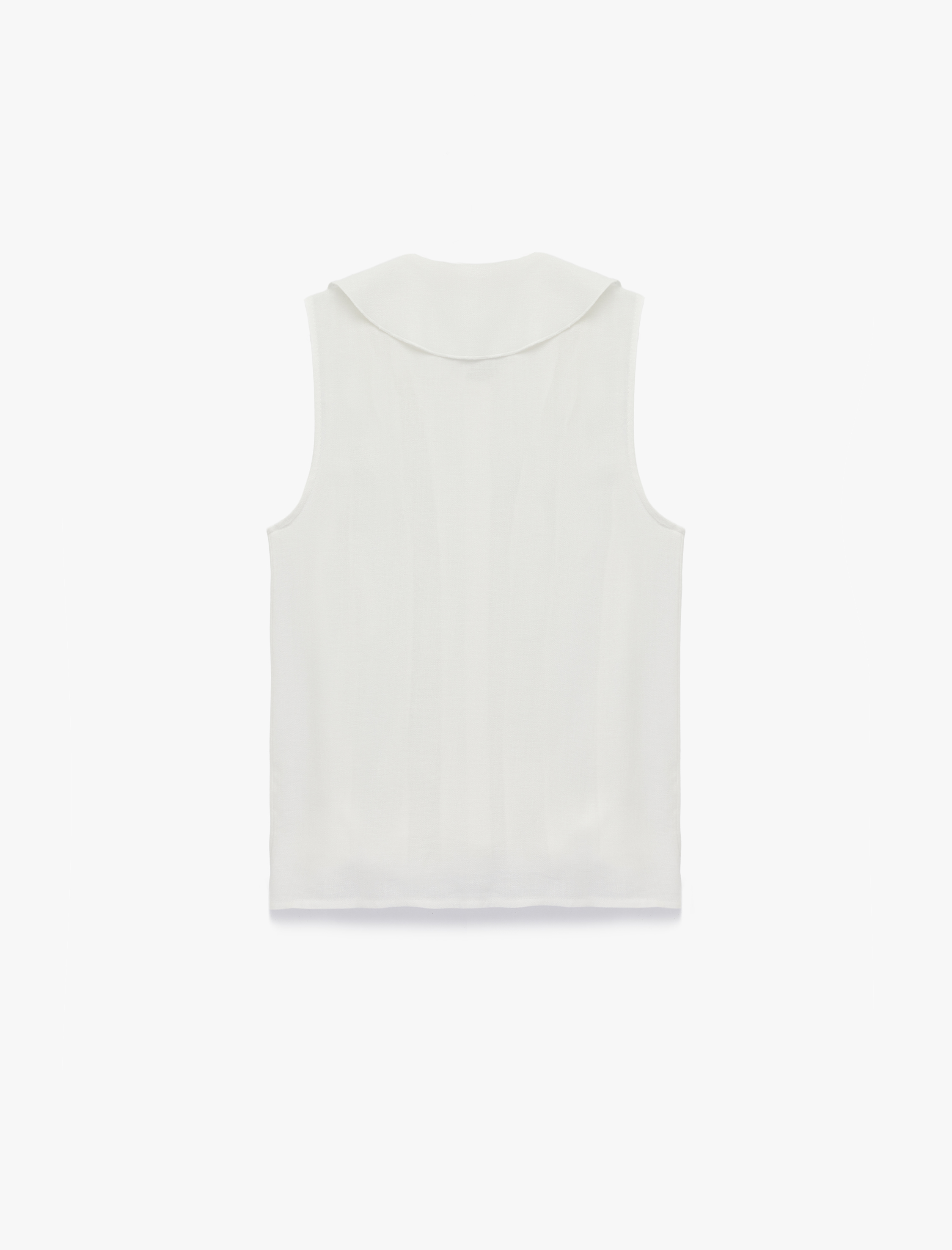   Kolsuz Bebe Yaka Fırfırlı Gömlek