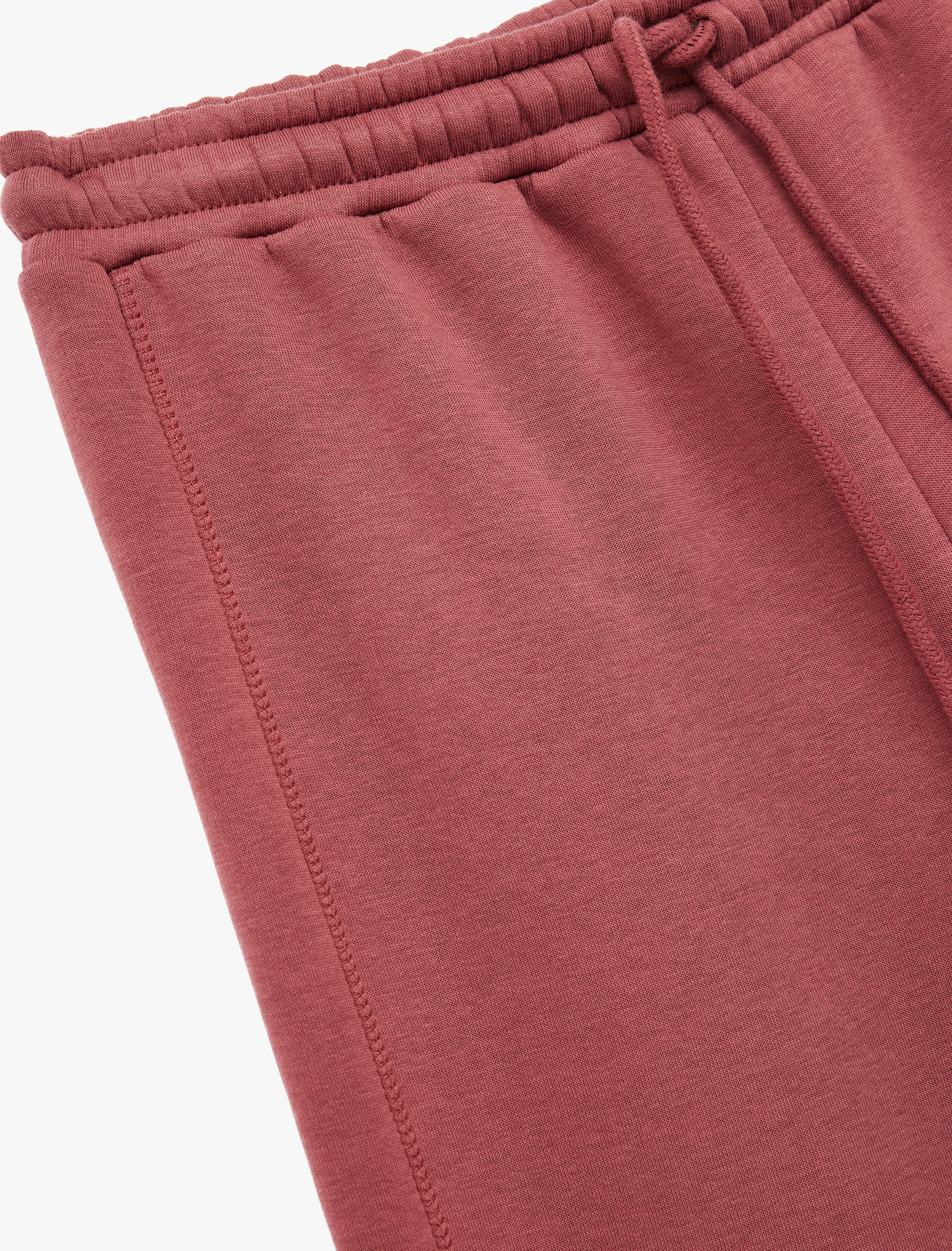   Üç İplik Beli Bağcıklı Geniş Paça Eşofman Altı