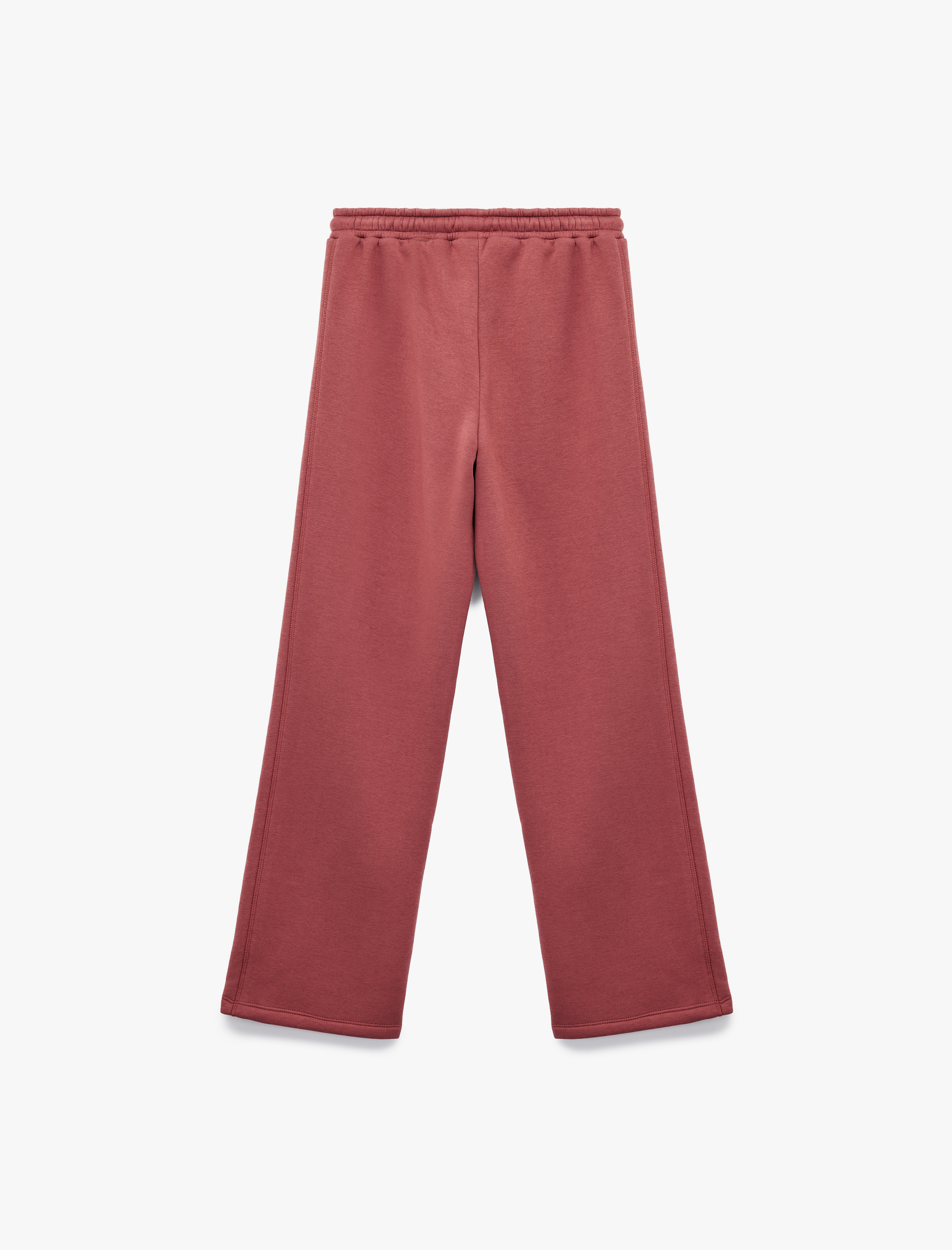   Üç İplik Beli Bağcıklı Geniş Paça Eşofman Altı