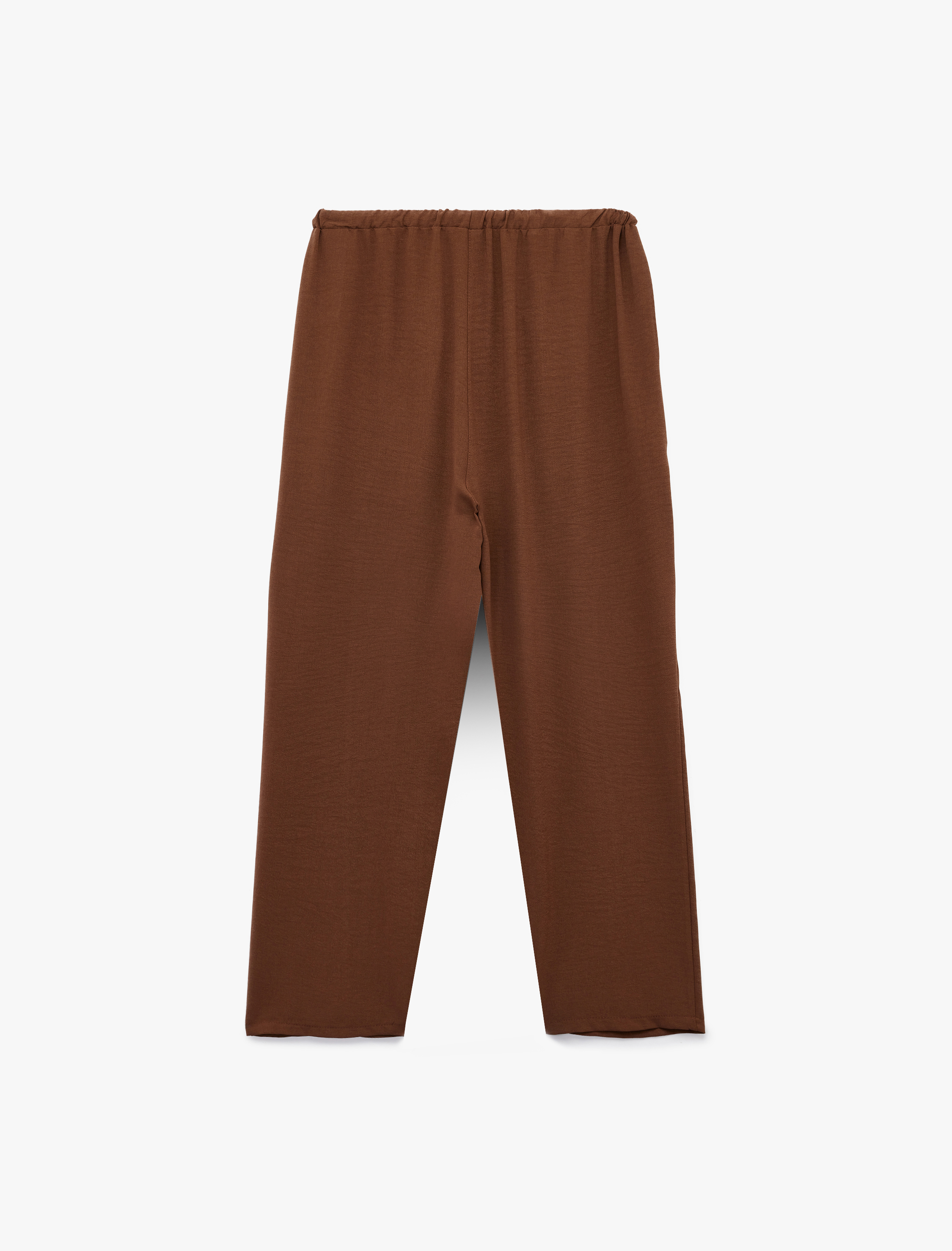   Aerobin Kumaş Beli Bağcıklı Cepli Havuç Pantolon