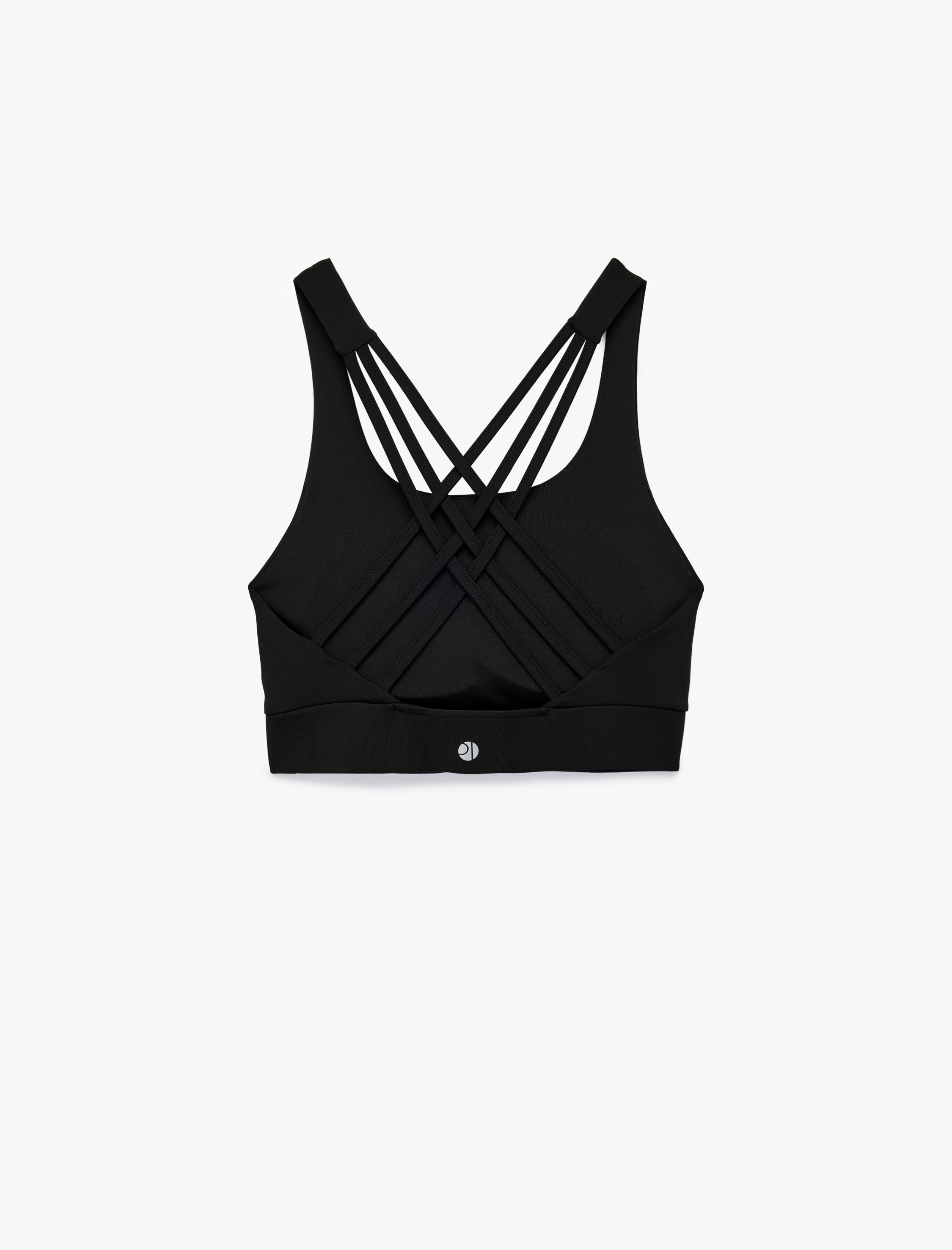 Slim Fit U Yaka Sırt Detaylı Sporcu Sütyeni