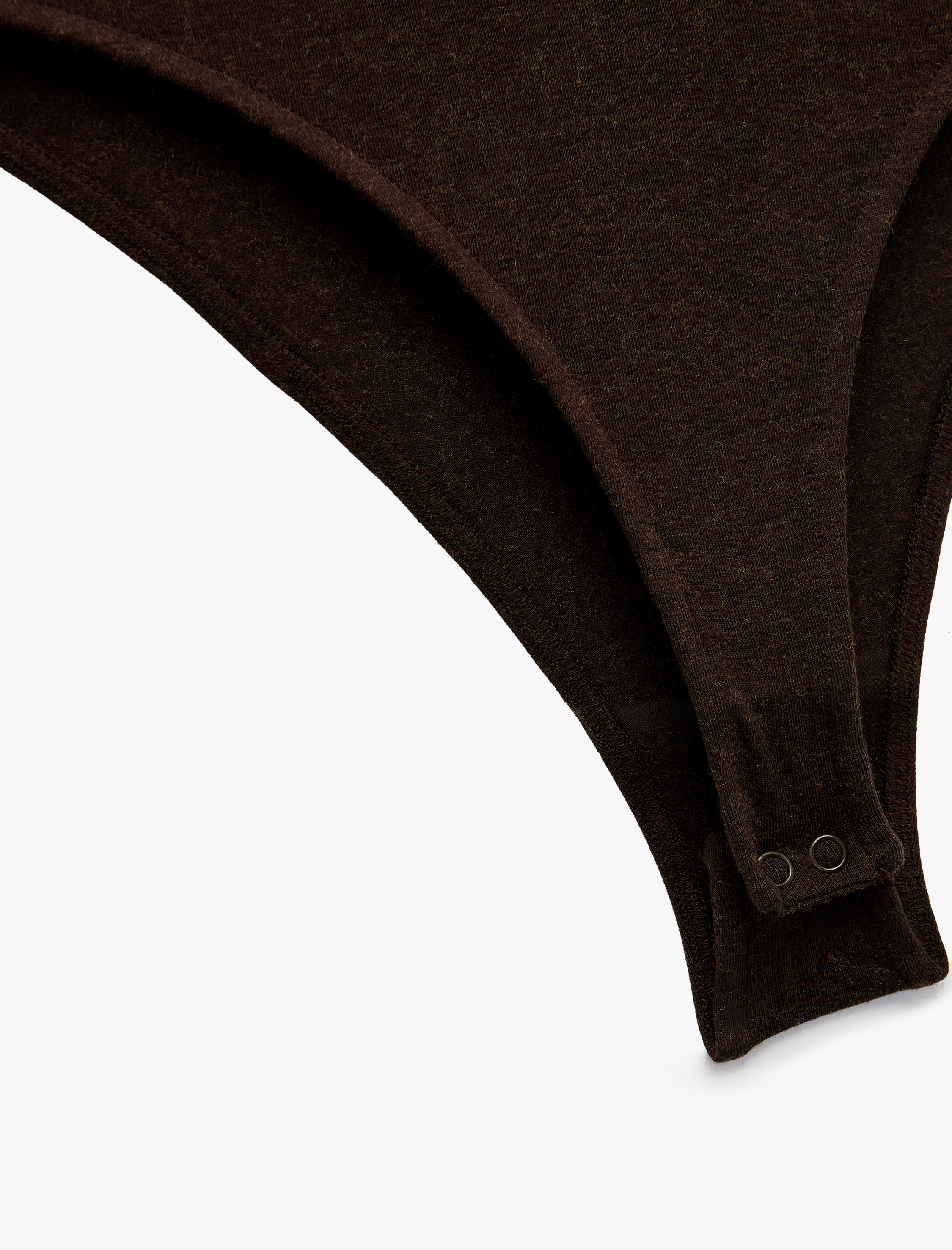   Koyun Yünü Karışımlı Slim Fit Uzun Kollu Bisiklet Yaka Bodysuit