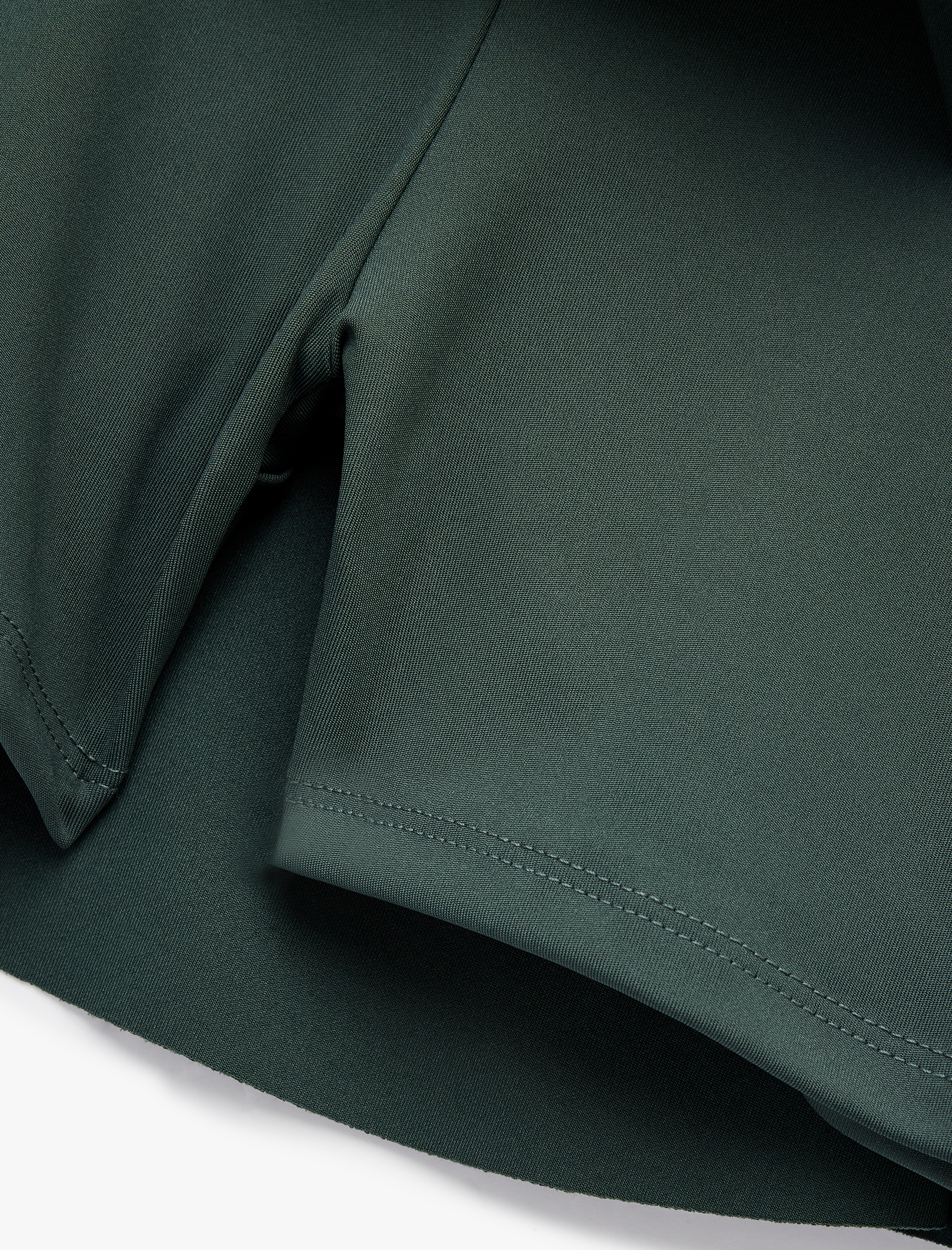   Yüksek Bel Rahat Kalıp Scuba Mini Spor Şort Etek