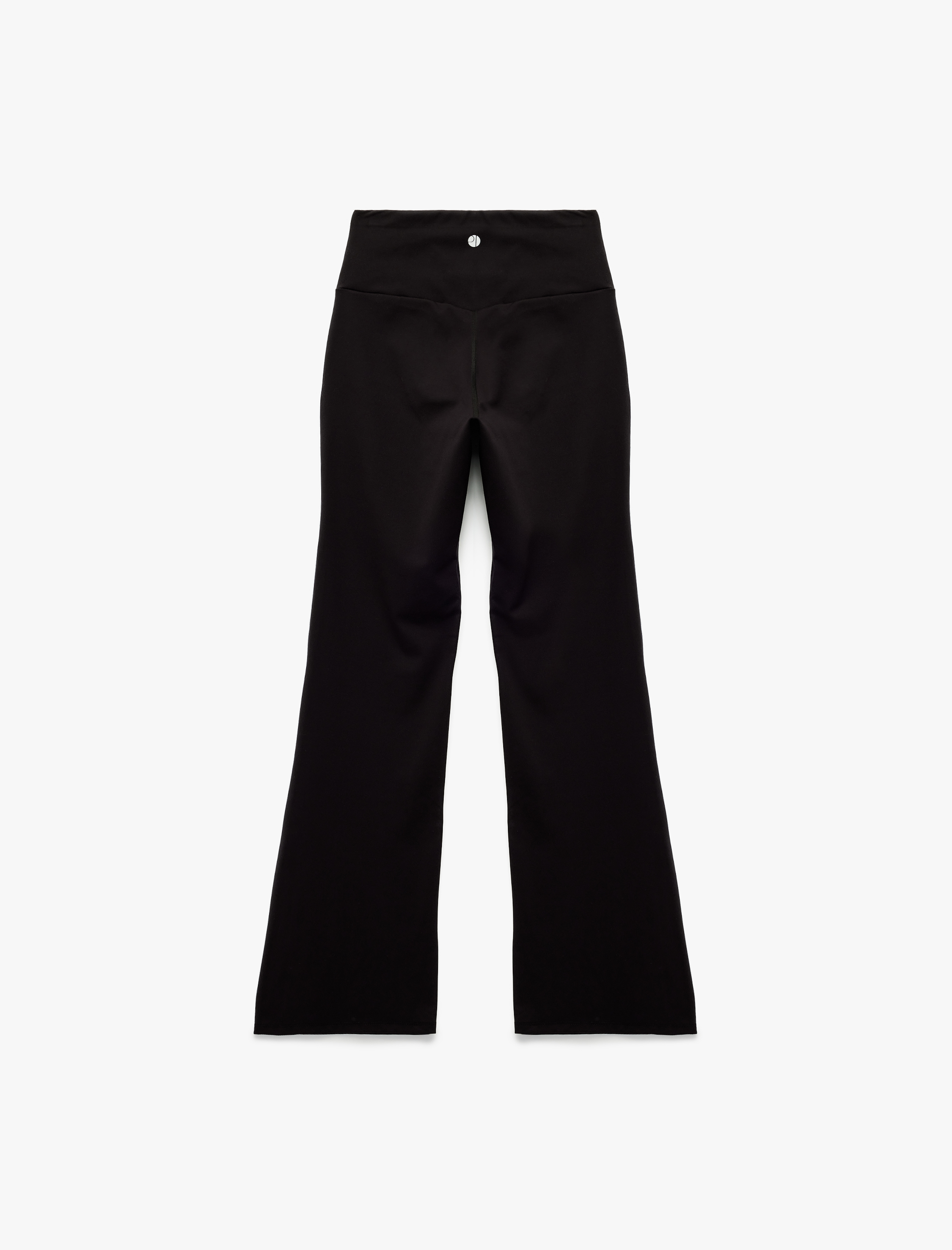 Yüksek Bel Slim Fit Cep Detaylı İspanyol Paça Spor Tayt