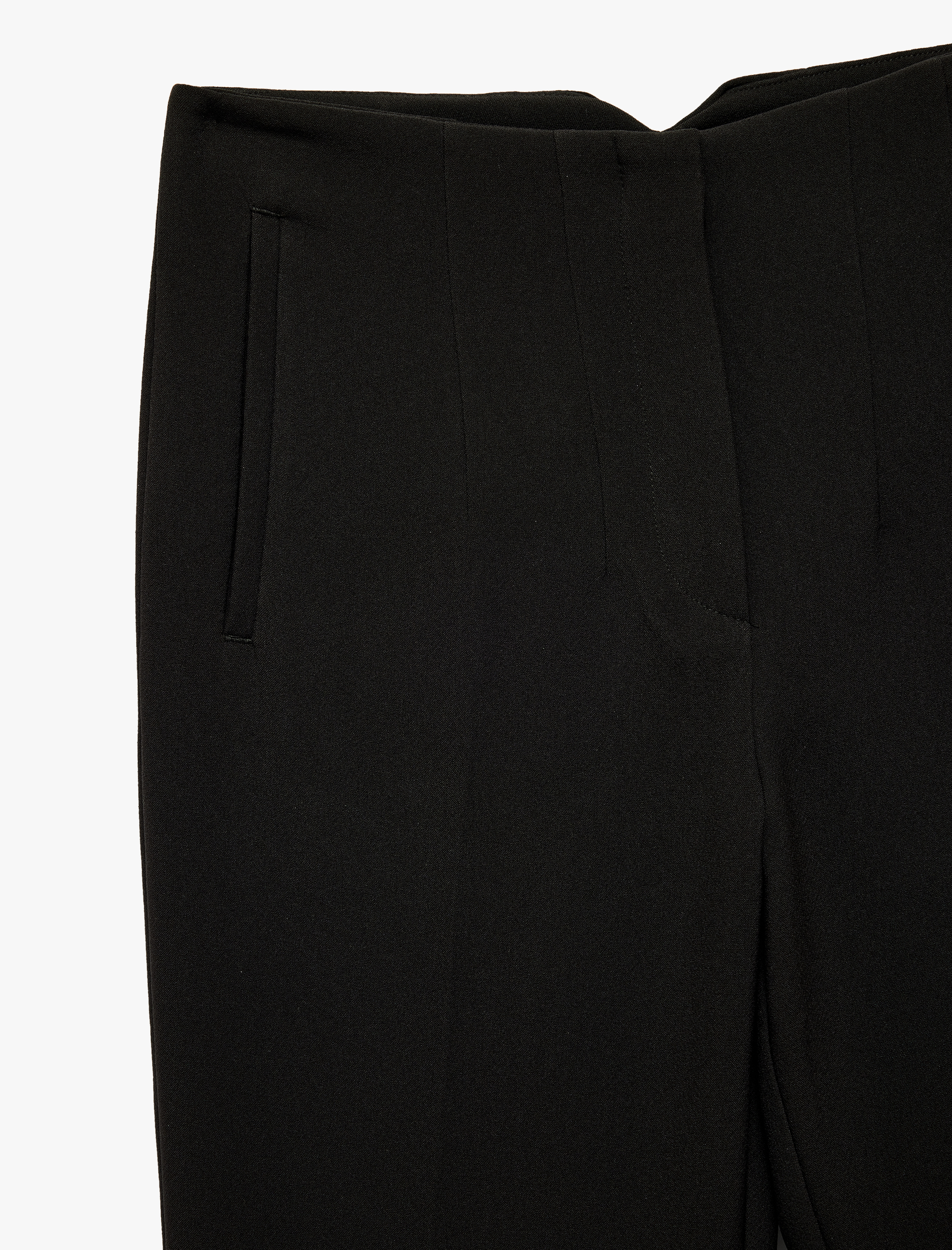   Regular Fit Yüksek Bel Cigarette Kumaş Pantolon