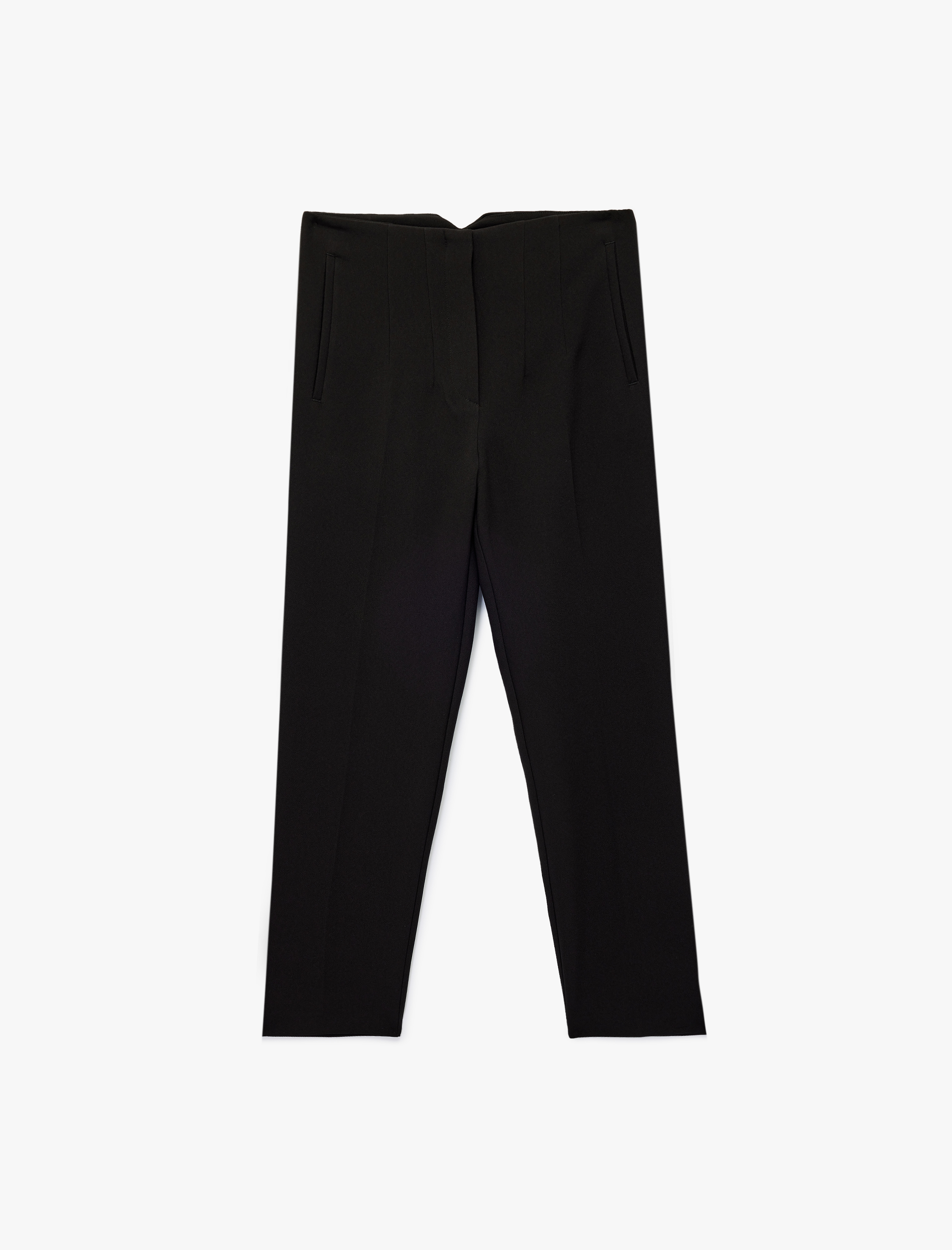   Regular Fit Yüksek Bel Cigarette Kumaş Pantolon