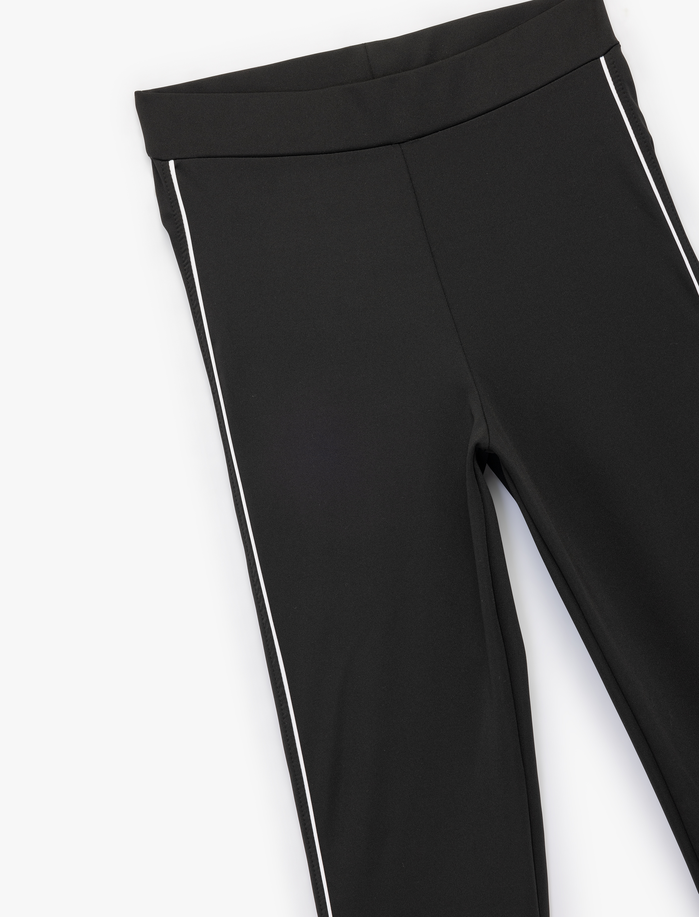   Yüksek Bel Biyeli İspanyol Paça Spor Tayt