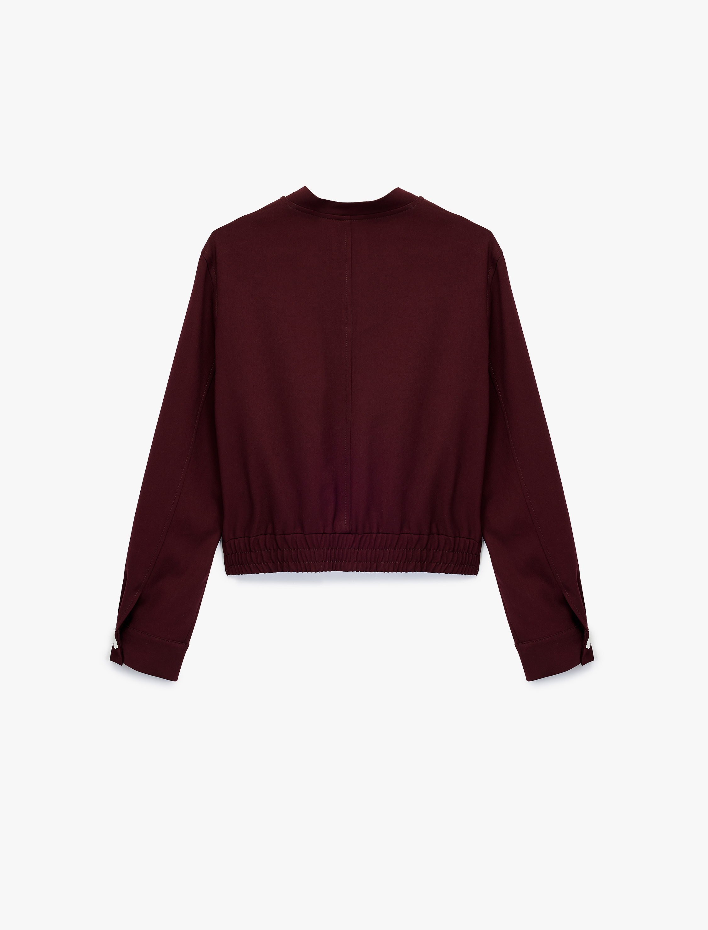   Rahat Kalıp Cepli Uzun Kollu Bomber Ceket