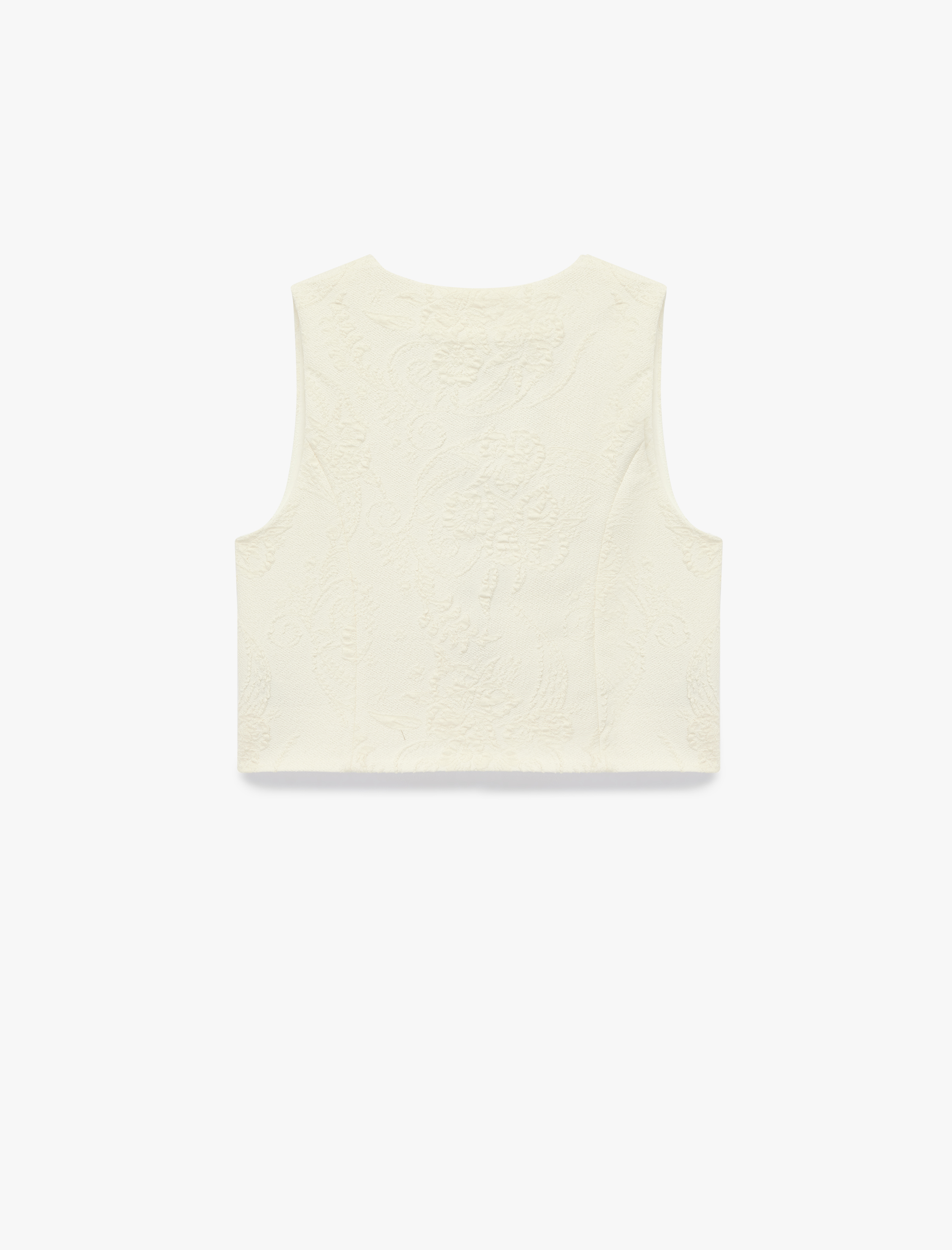   V Yaka Floral Dokulu Fiyonklu Önden Bağlama Detaylı Yelek