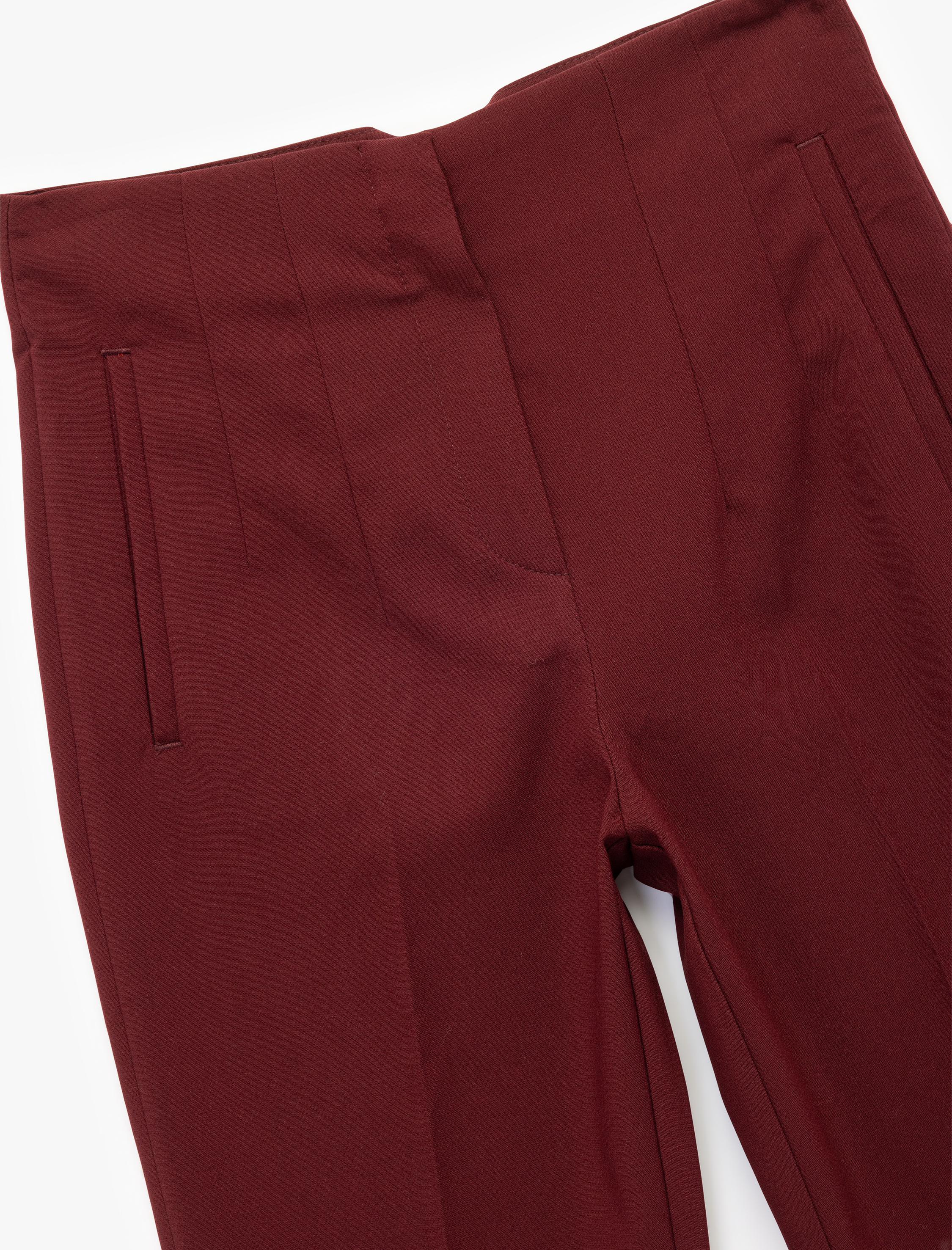   Regular Fit Yüksek Bel Cigarette Kumaş Pantolon