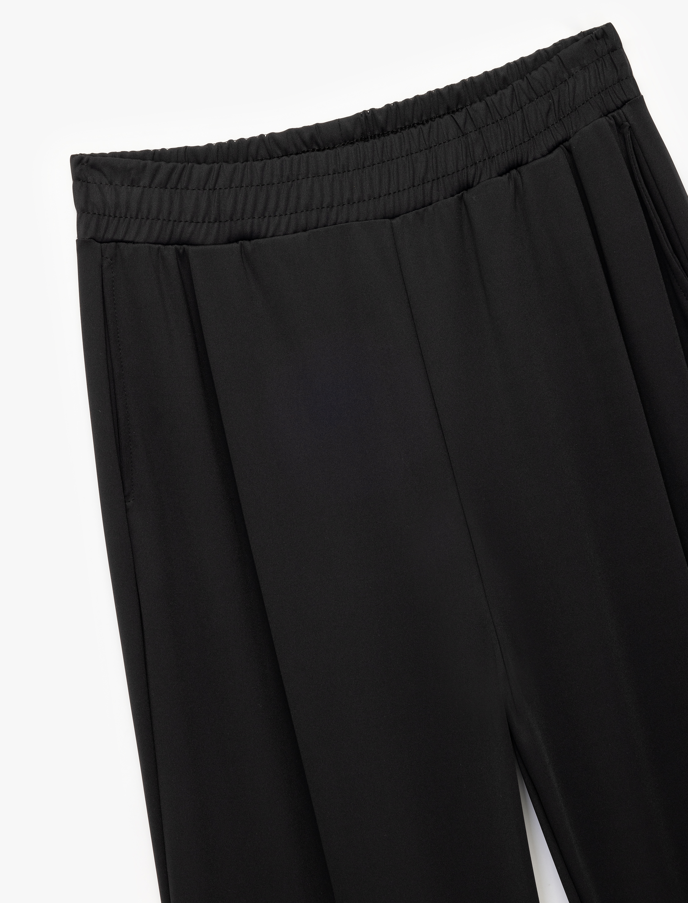   Cepli Rahat Kalıp Yüksek Bel Geniş Paça Spor Eşofman Altı