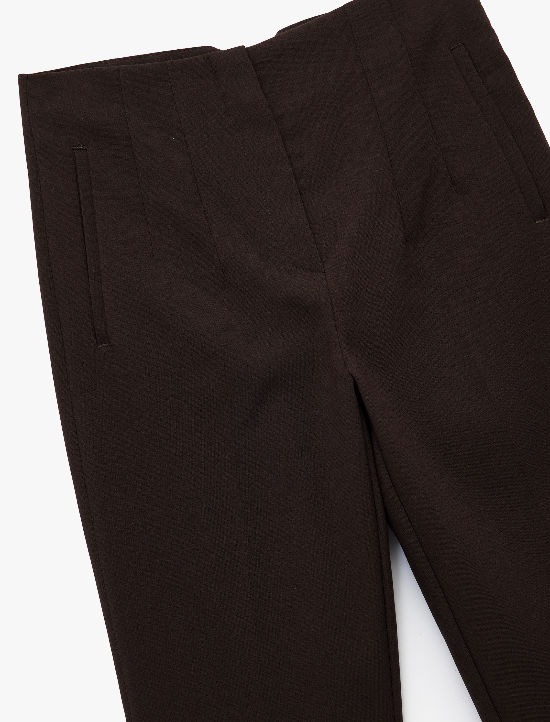   Regular Fit Yüksek Bel Cigarette Kumaş Pantolon