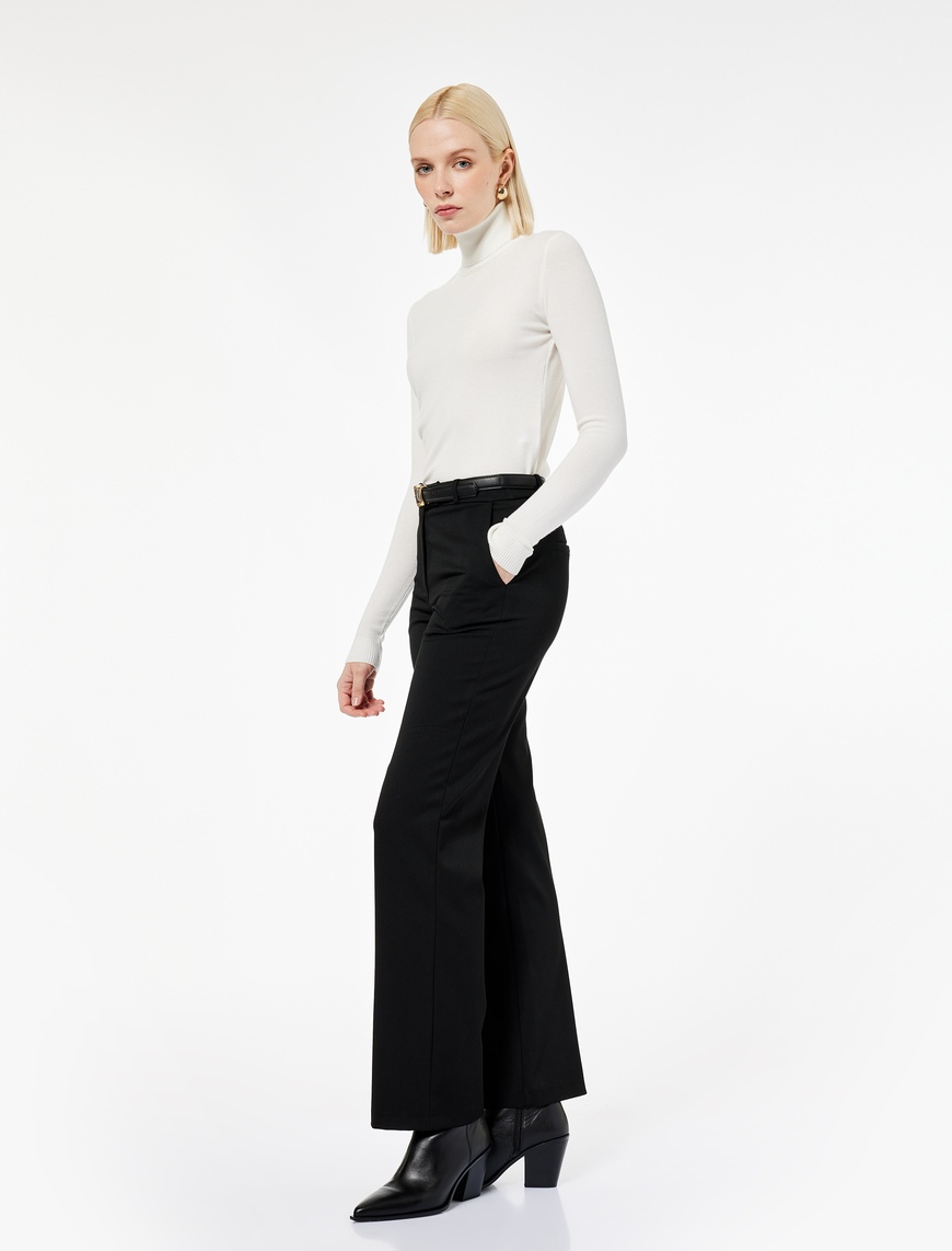   Slim Fit Cepli Cigarette Pantolon