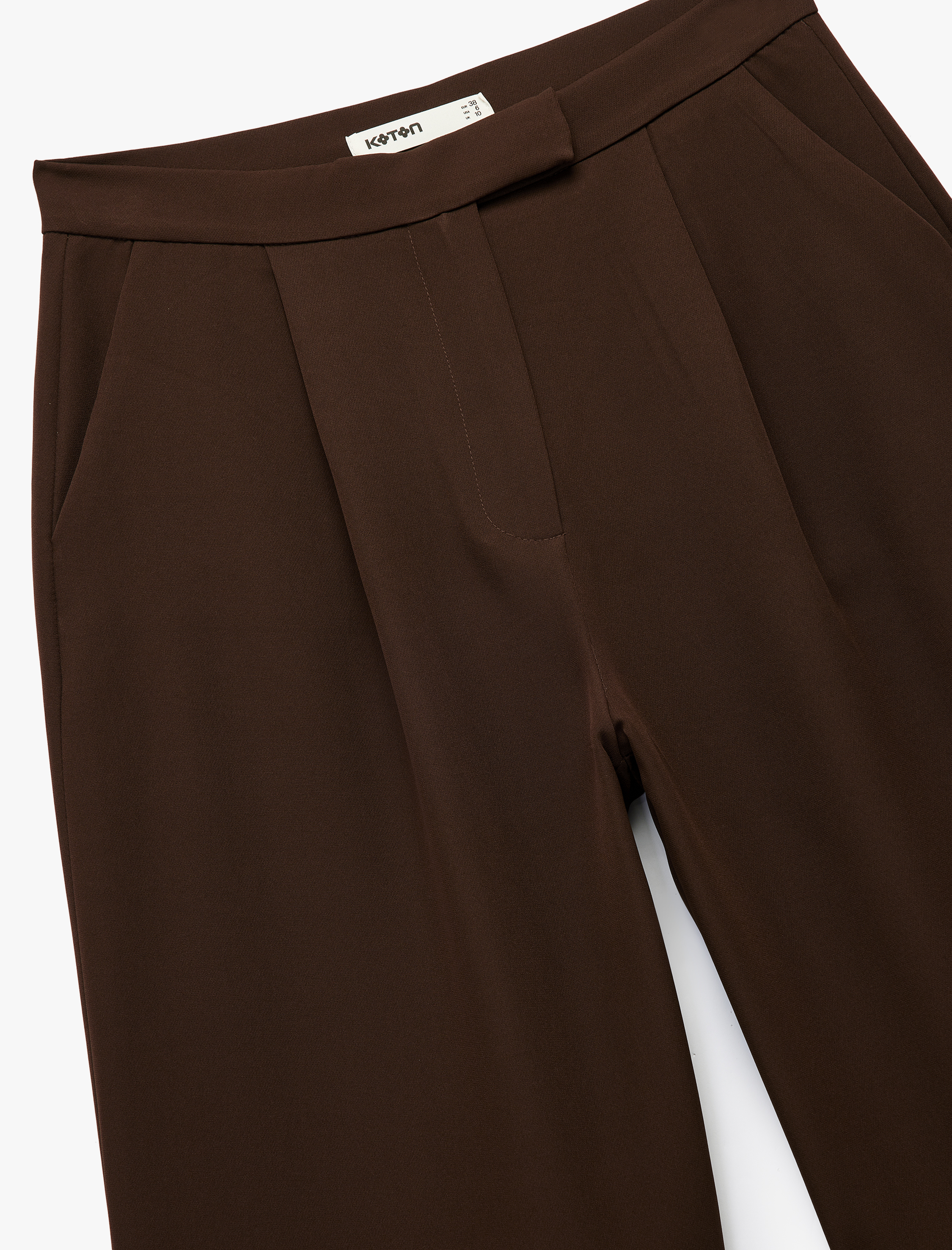   Pileli Cepli Uzun Geniş Paça Palazzo Pantolon