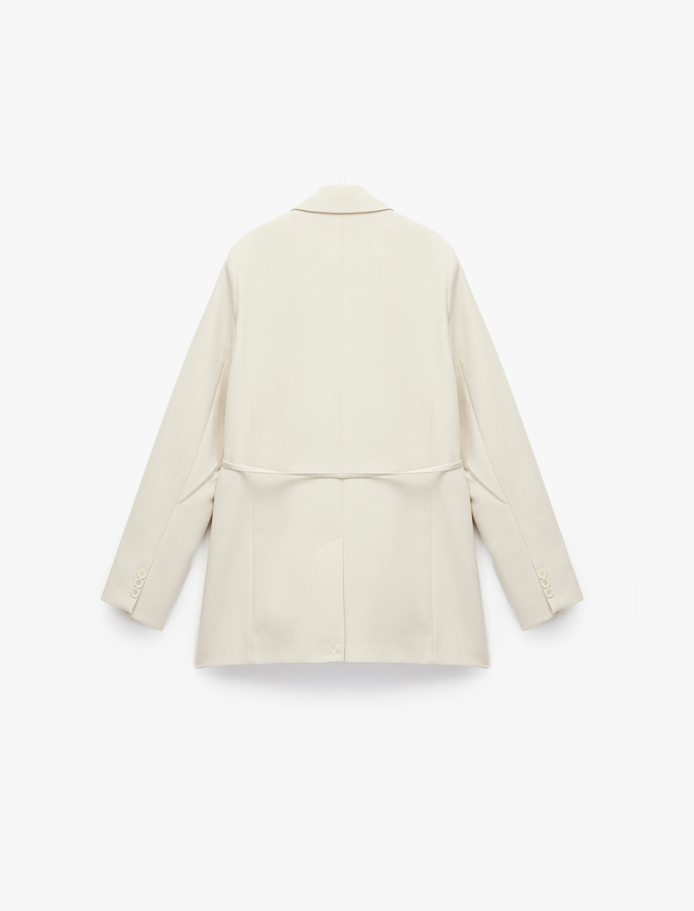   Koton X Sima Tarkan - Kruvaze Uzun Kollu Kemerli Oversize Blazer Ceket