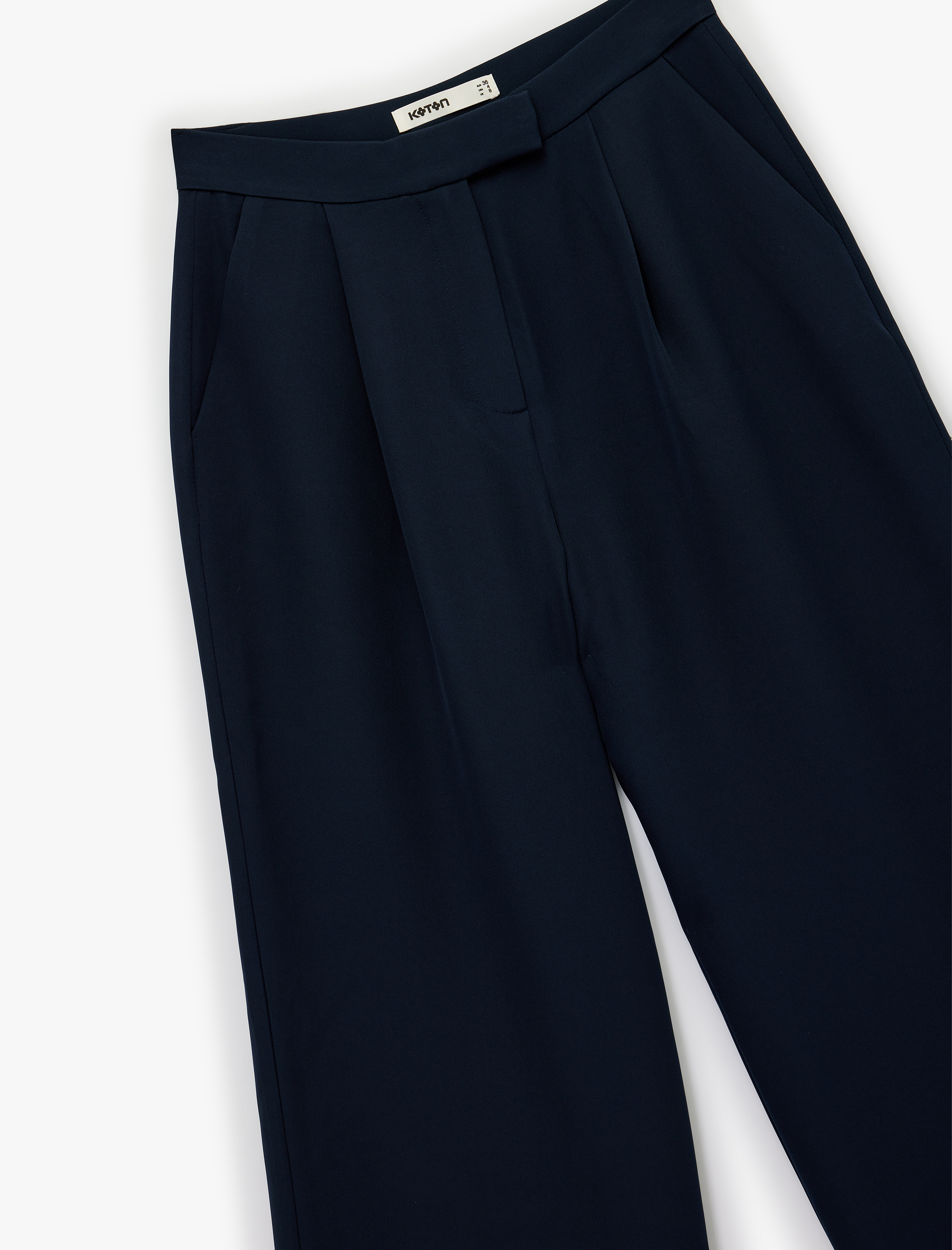   Pileli Cepli Uzun Geniş Paça Palazzo Pantolon